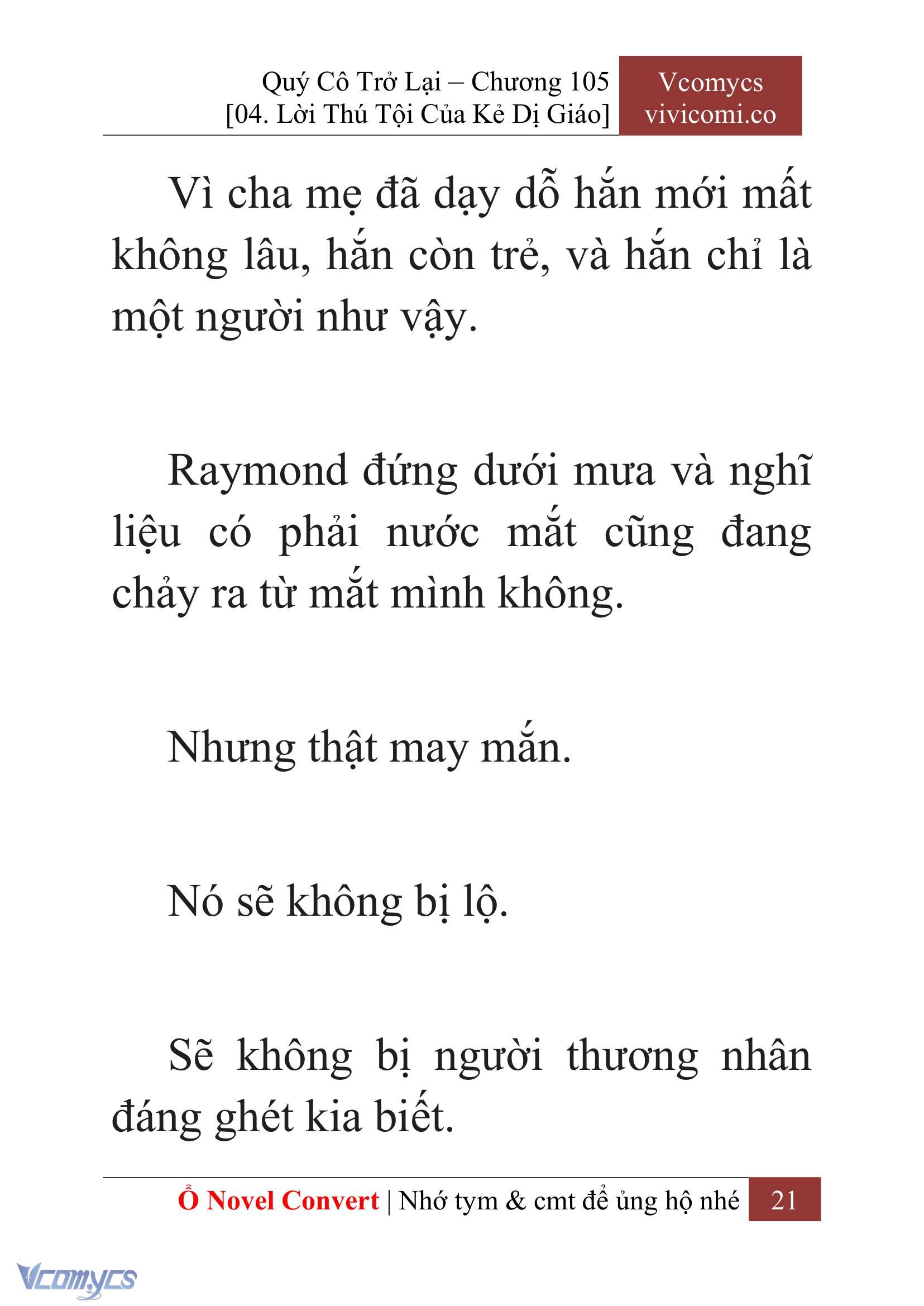 [Novel] Quý Cô Trở Lại Chapter 105 - Trang 24