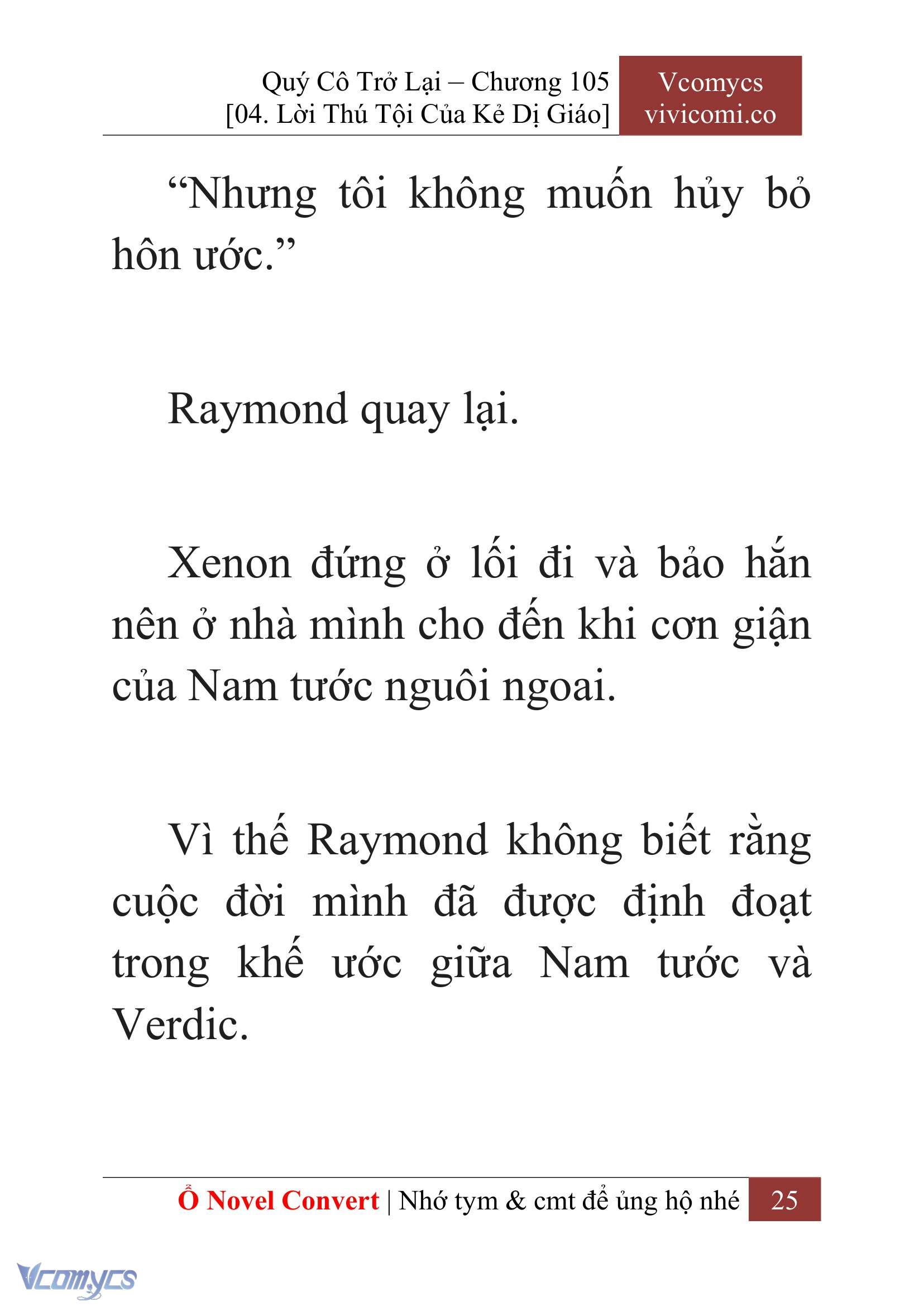 [Novel] Quý Cô Trở Lại Chapter 105 - Trang 28