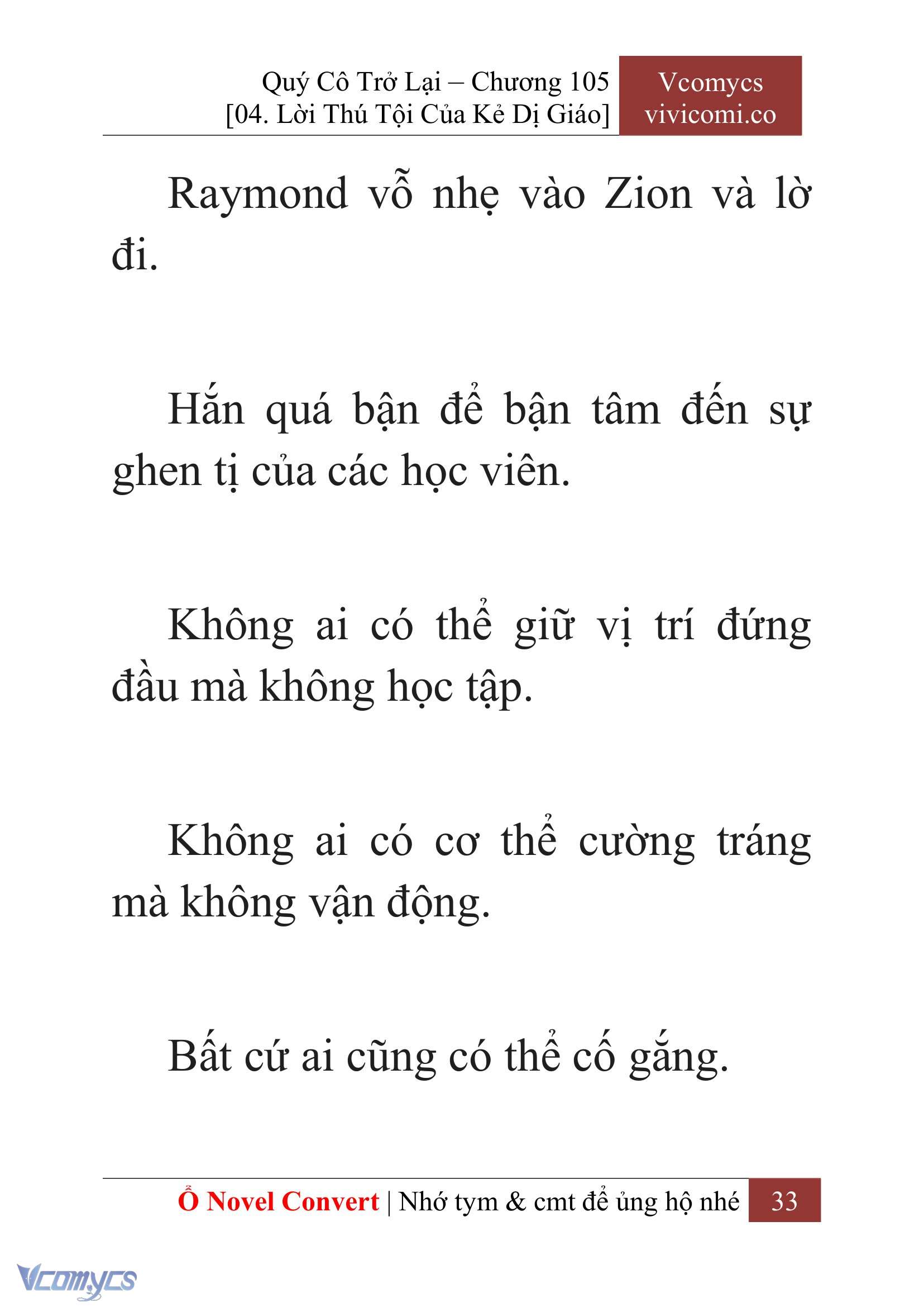 [Novel] Quý Cô Trở Lại Chapter 105 - Trang 36