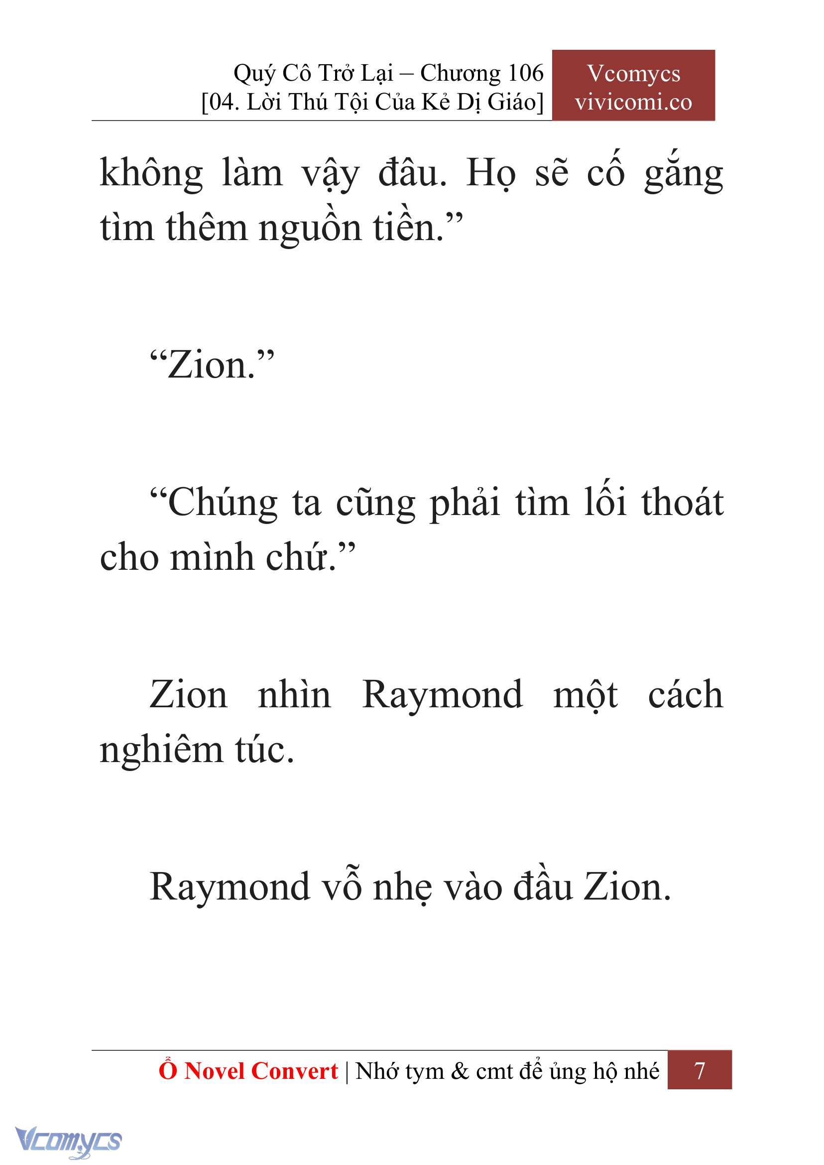 [Novel] Quý Cô Trở Lại Chapter 106 - Trang 10