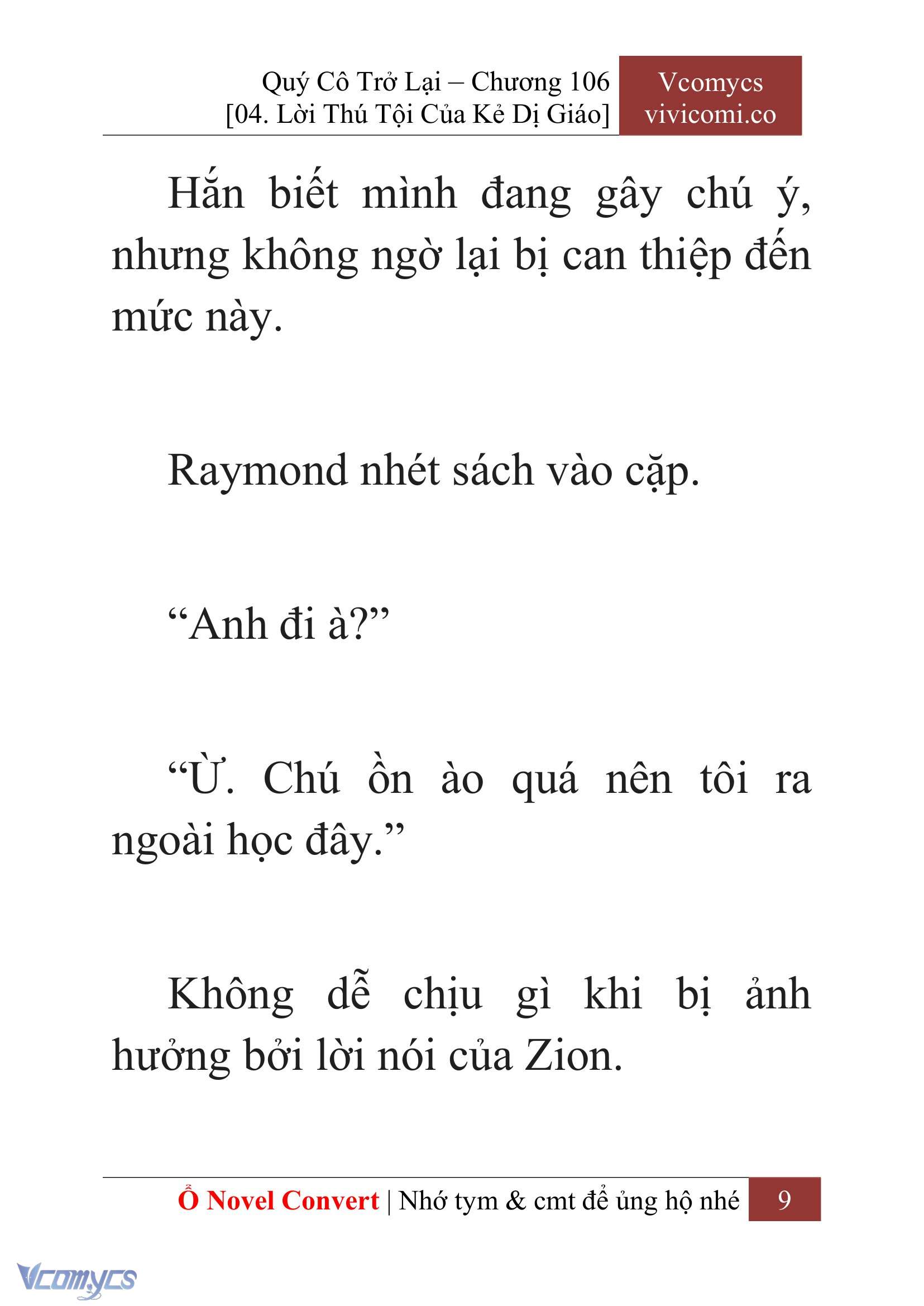 [Novel] Quý Cô Trở Lại Chapter 106 - Trang 12