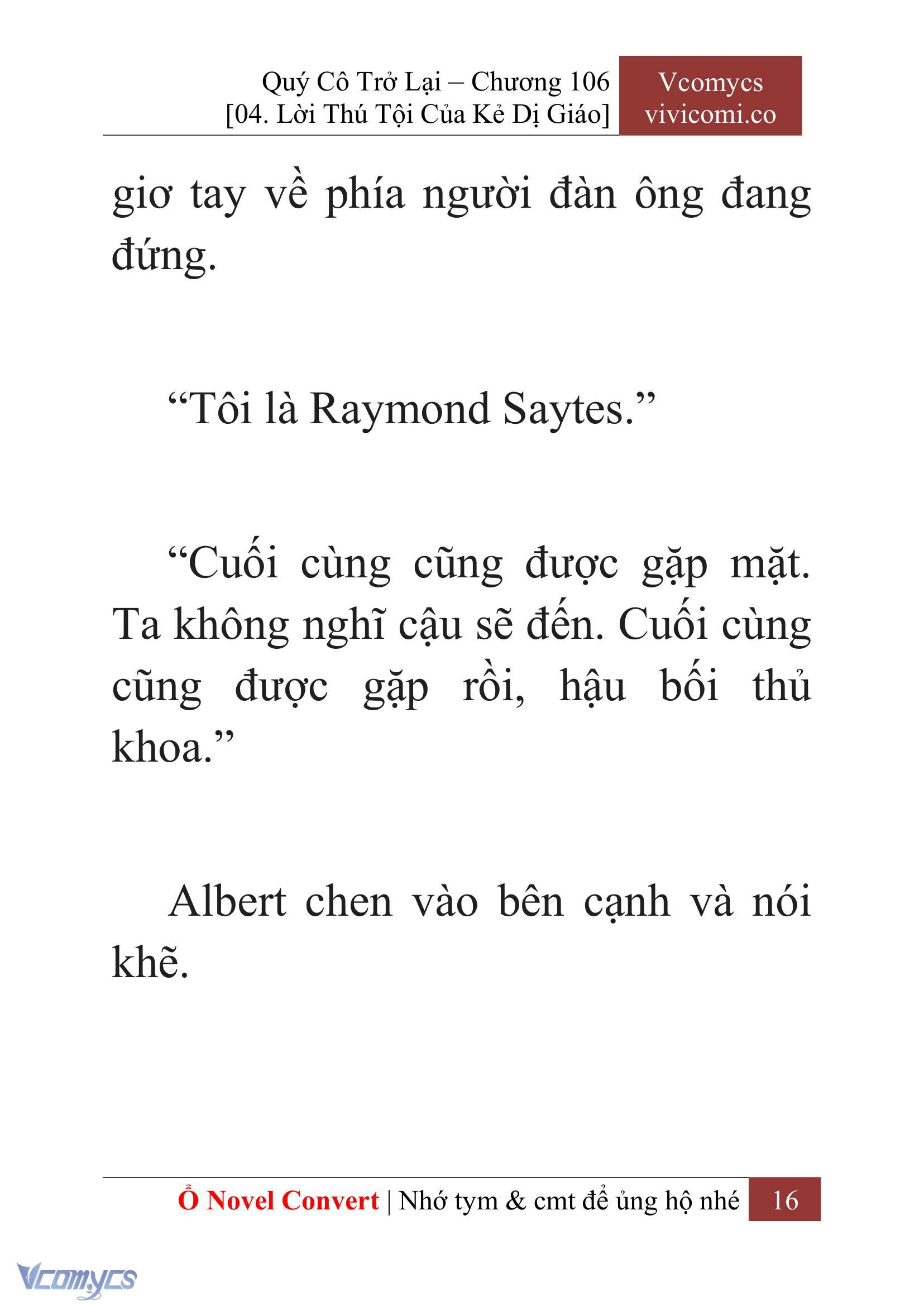 [Novel] Quý Cô Trở Lại Chapter 106 - Trang 19