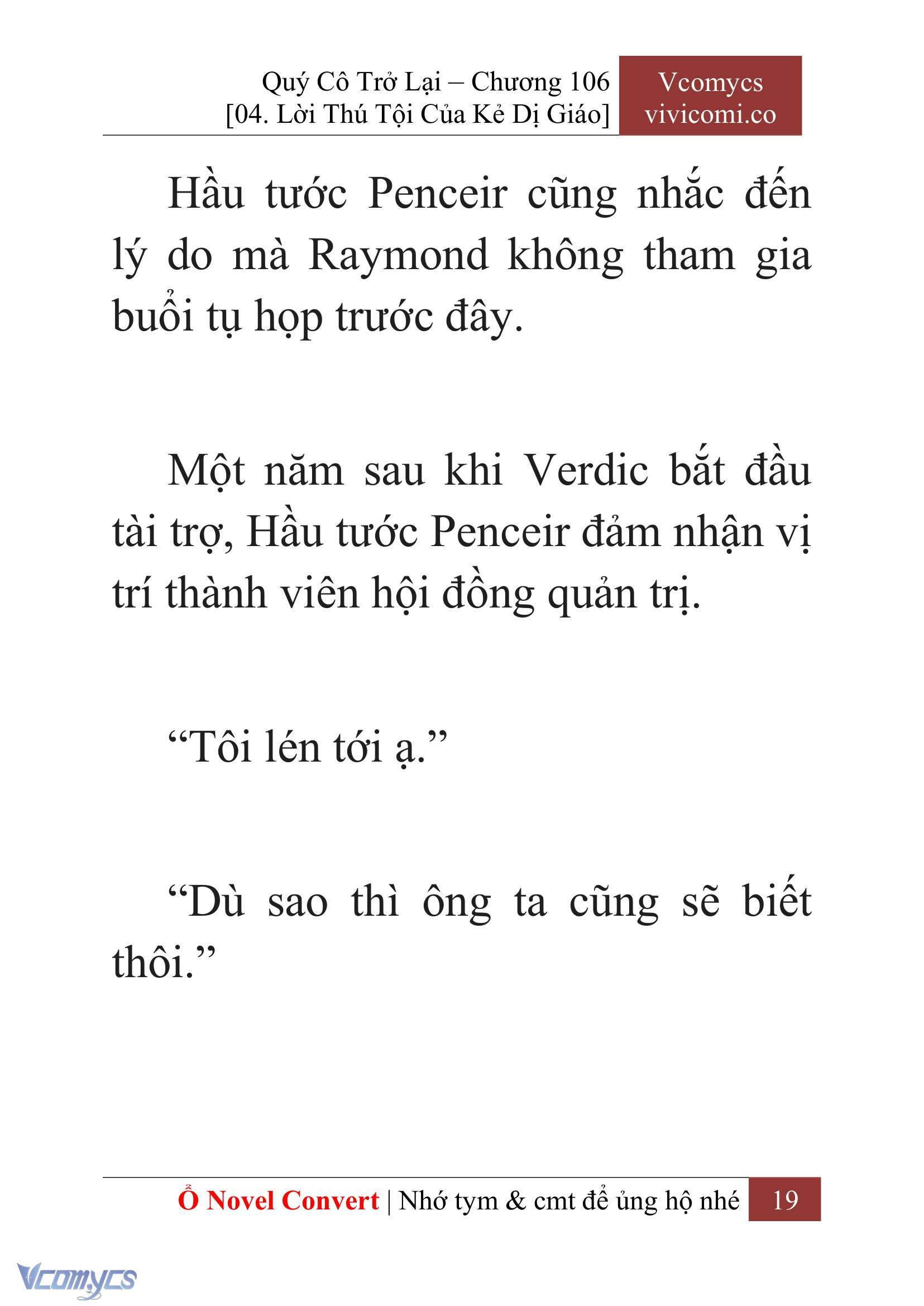 [Novel] Quý Cô Trở Lại Chapter 106 - Trang 22