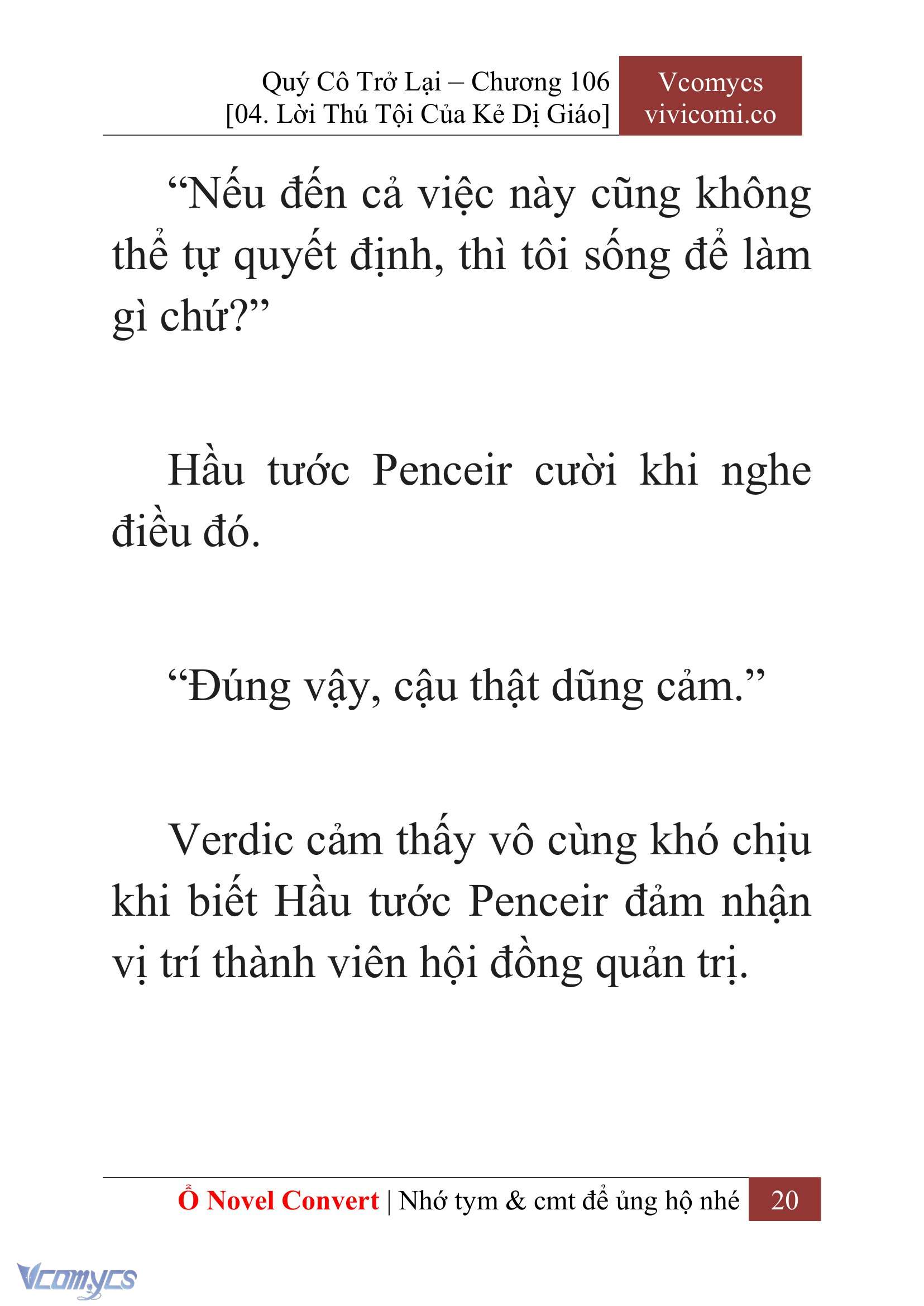 [Novel] Quý Cô Trở Lại Chapter 106 - Trang 23