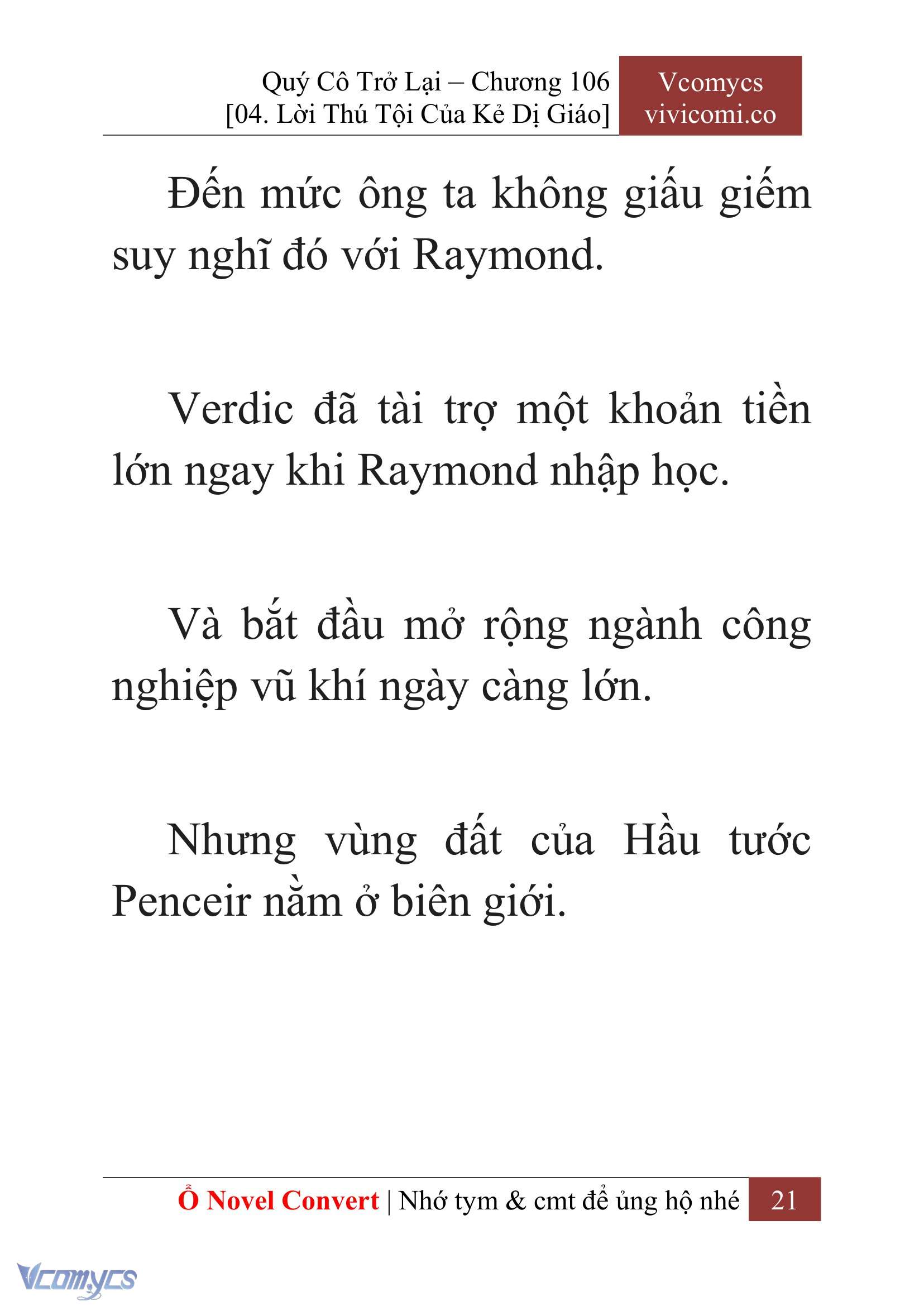 [Novel] Quý Cô Trở Lại Chapter 106 - Trang 24