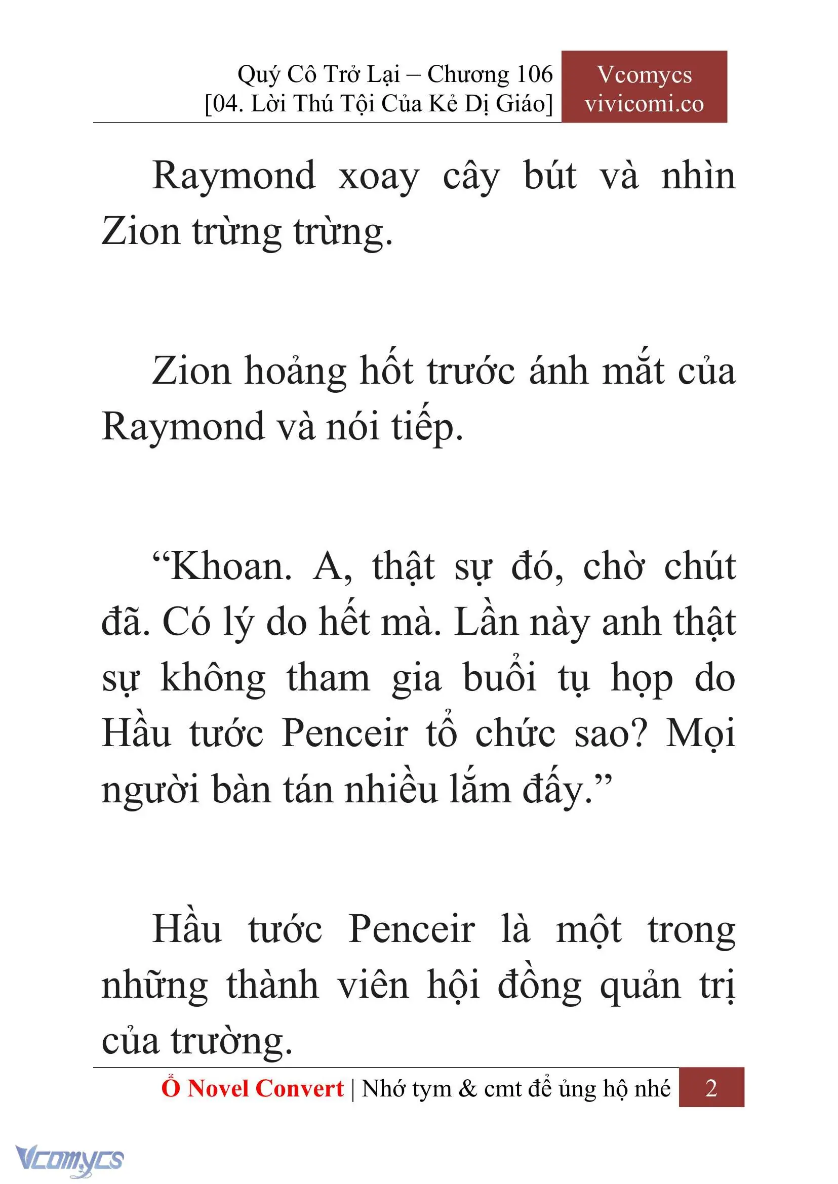 [Novel] Quý Cô Trở Lại Chapter 106 - Trang 5