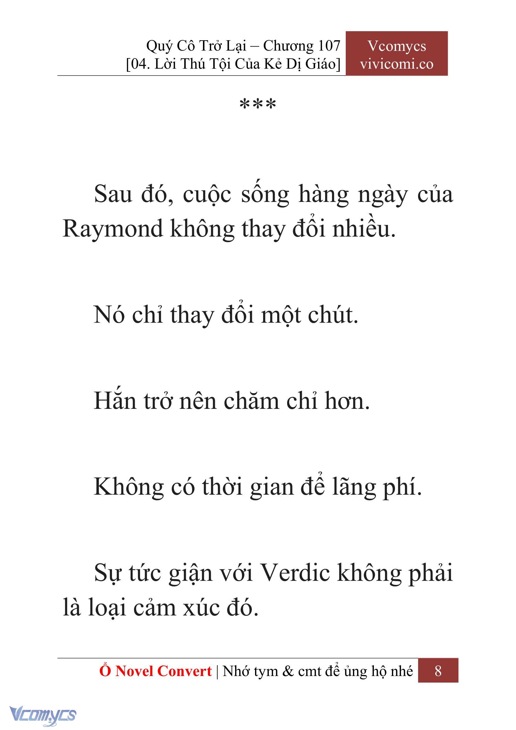 [Novel] Quý Cô Trở Lại Chapter 107 - Trang 11