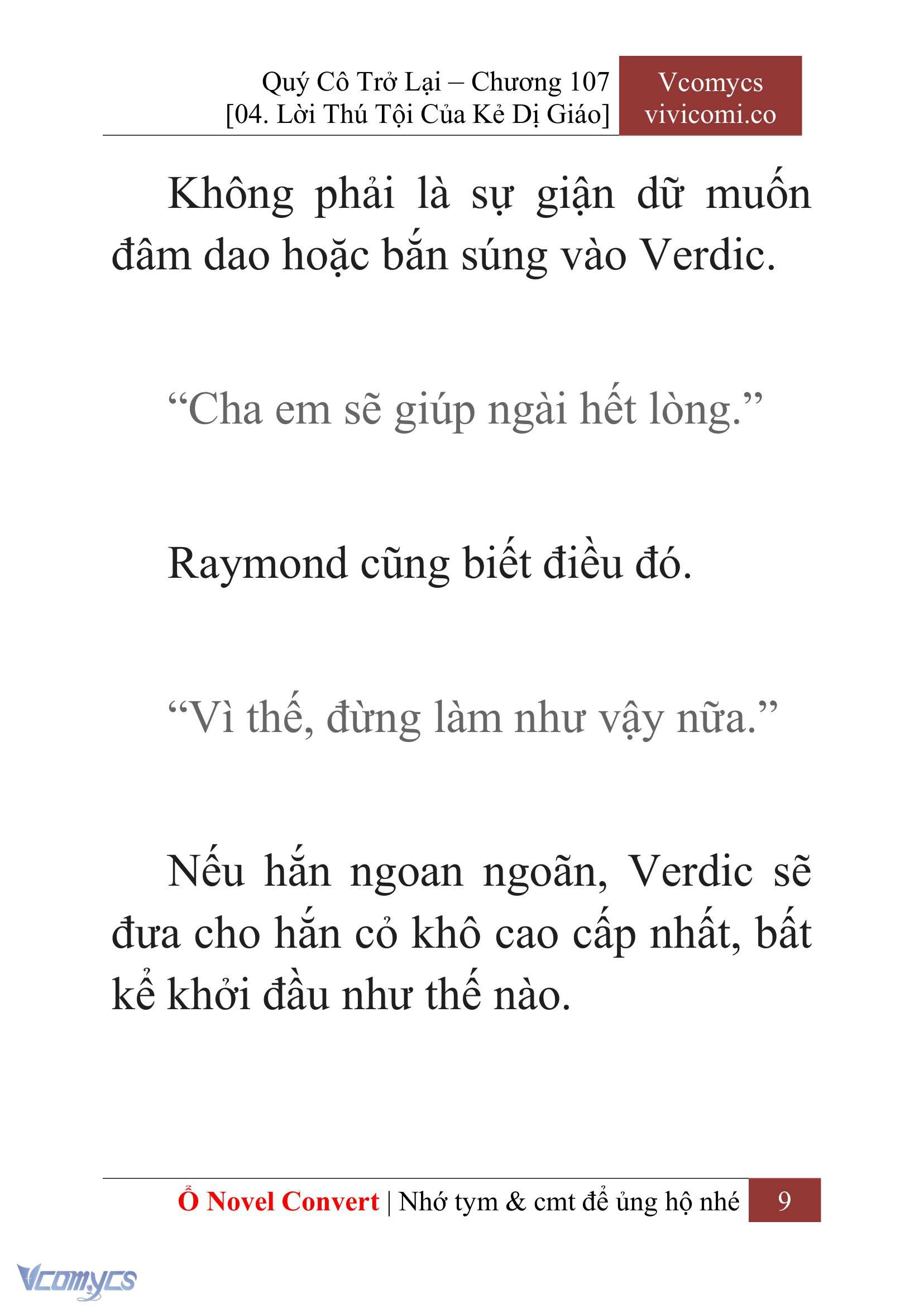 [Novel] Quý Cô Trở Lại Chapter 107 - Trang 12