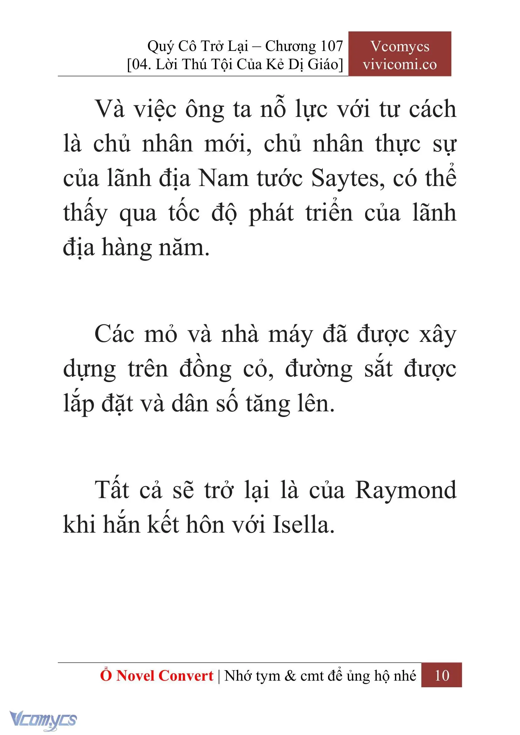 [Novel] Quý Cô Trở Lại Chapter 107 - Trang 13