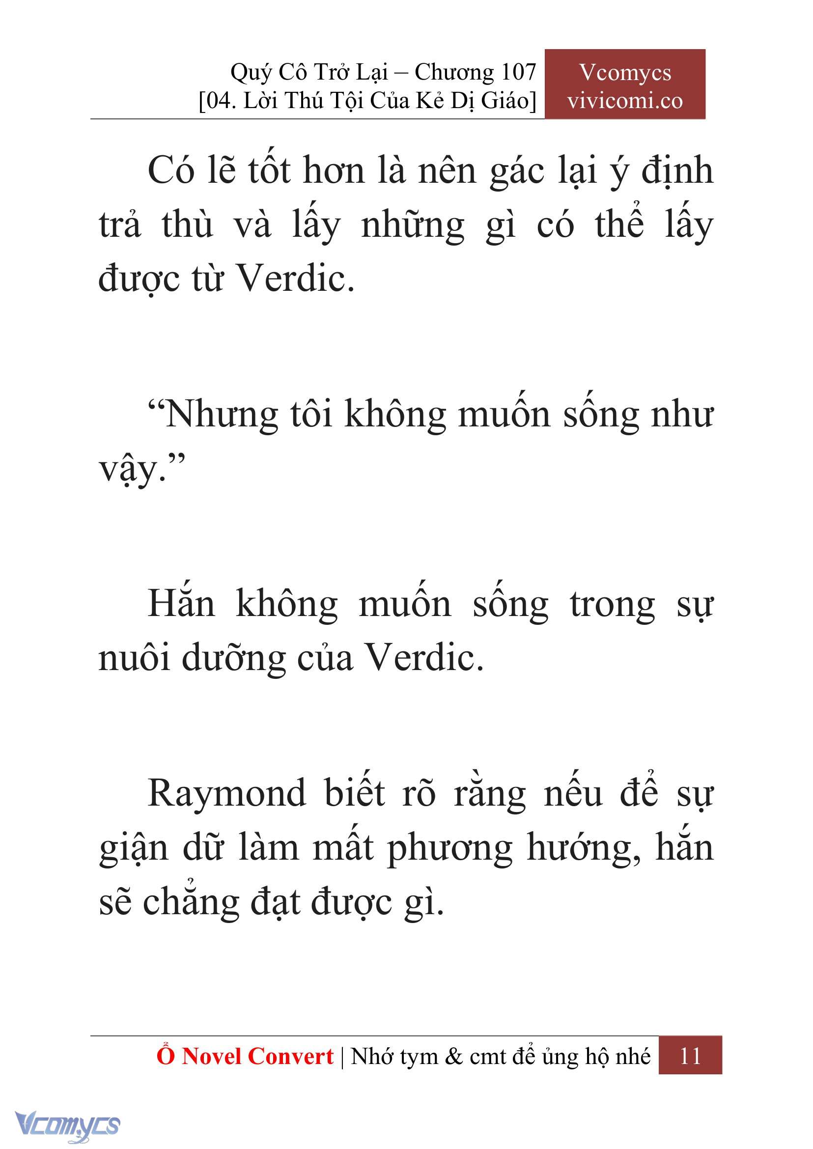 [Novel] Quý Cô Trở Lại Chapter 107 - Trang 14
