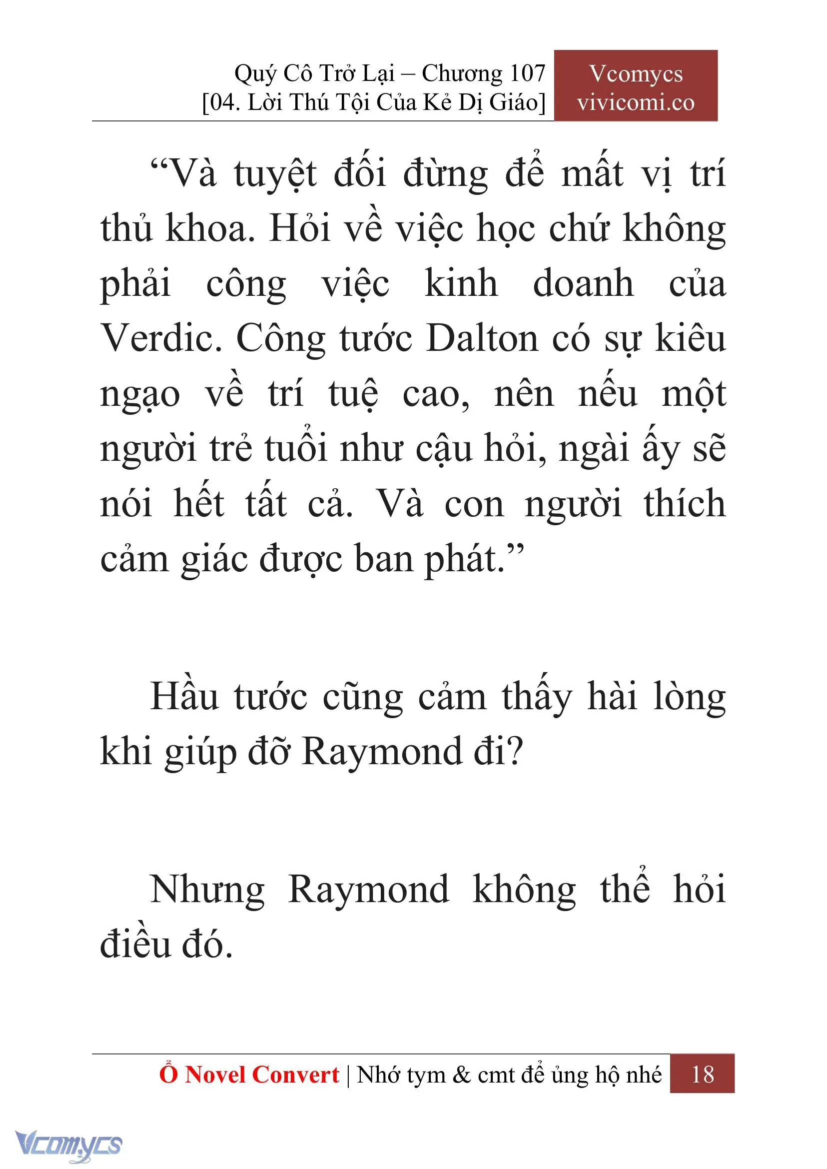 [Novel] Quý Cô Trở Lại Chapter 107 - Trang 21