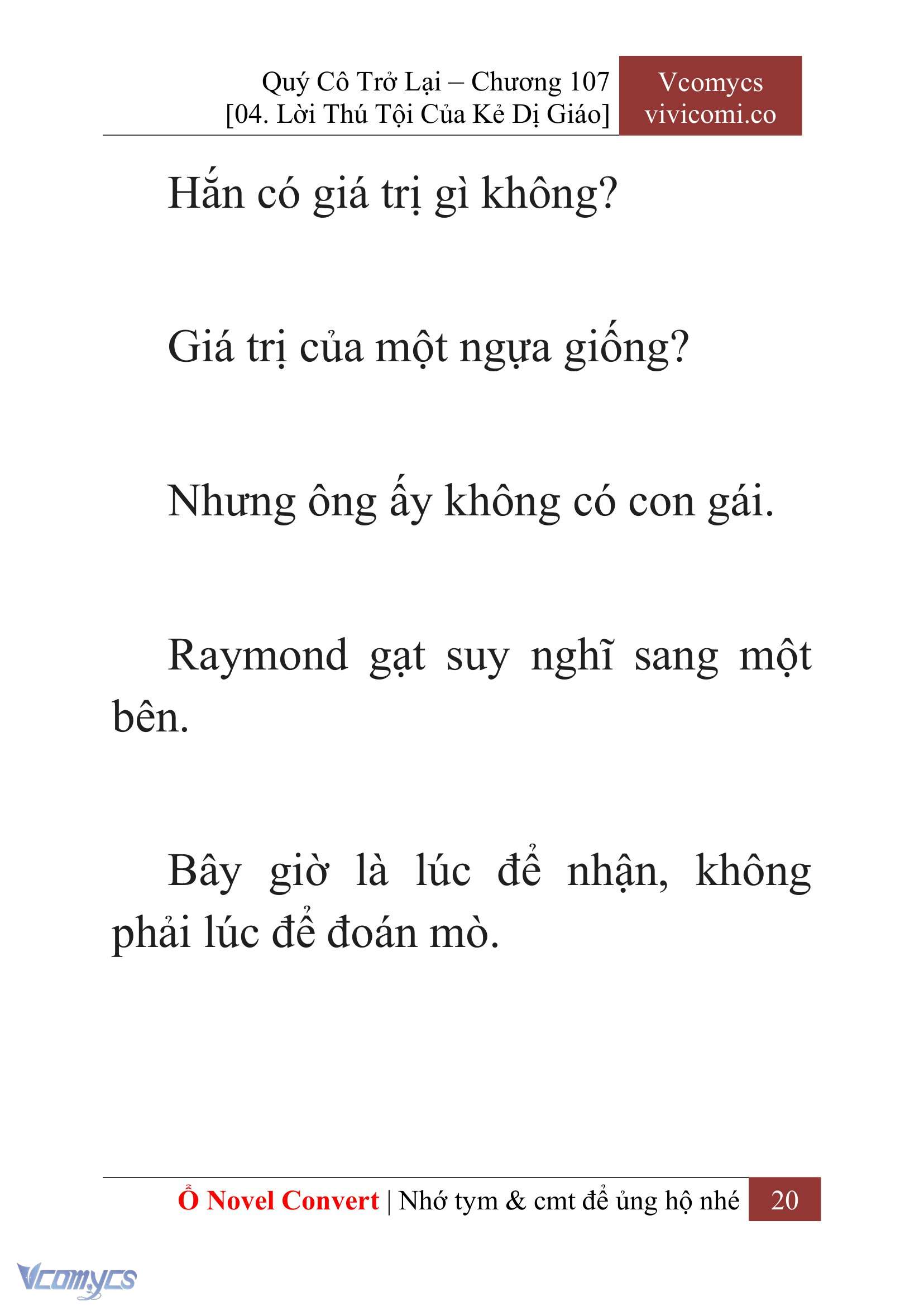 [Novel] Quý Cô Trở Lại Chapter 107 - Trang 23