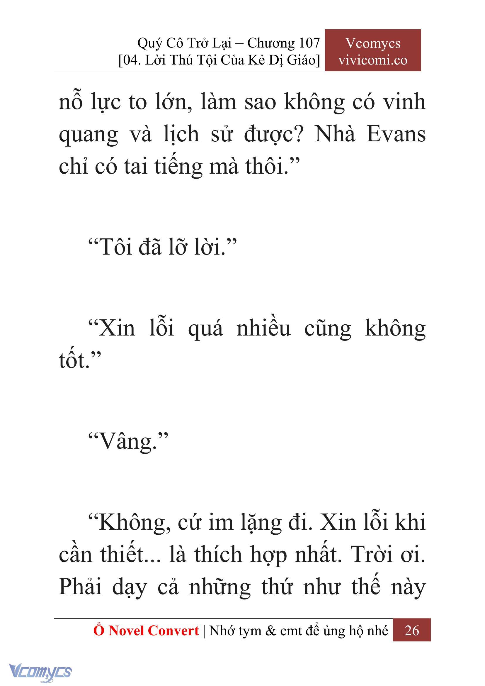 [Novel] Quý Cô Trở Lại Chapter 107 - Trang 29