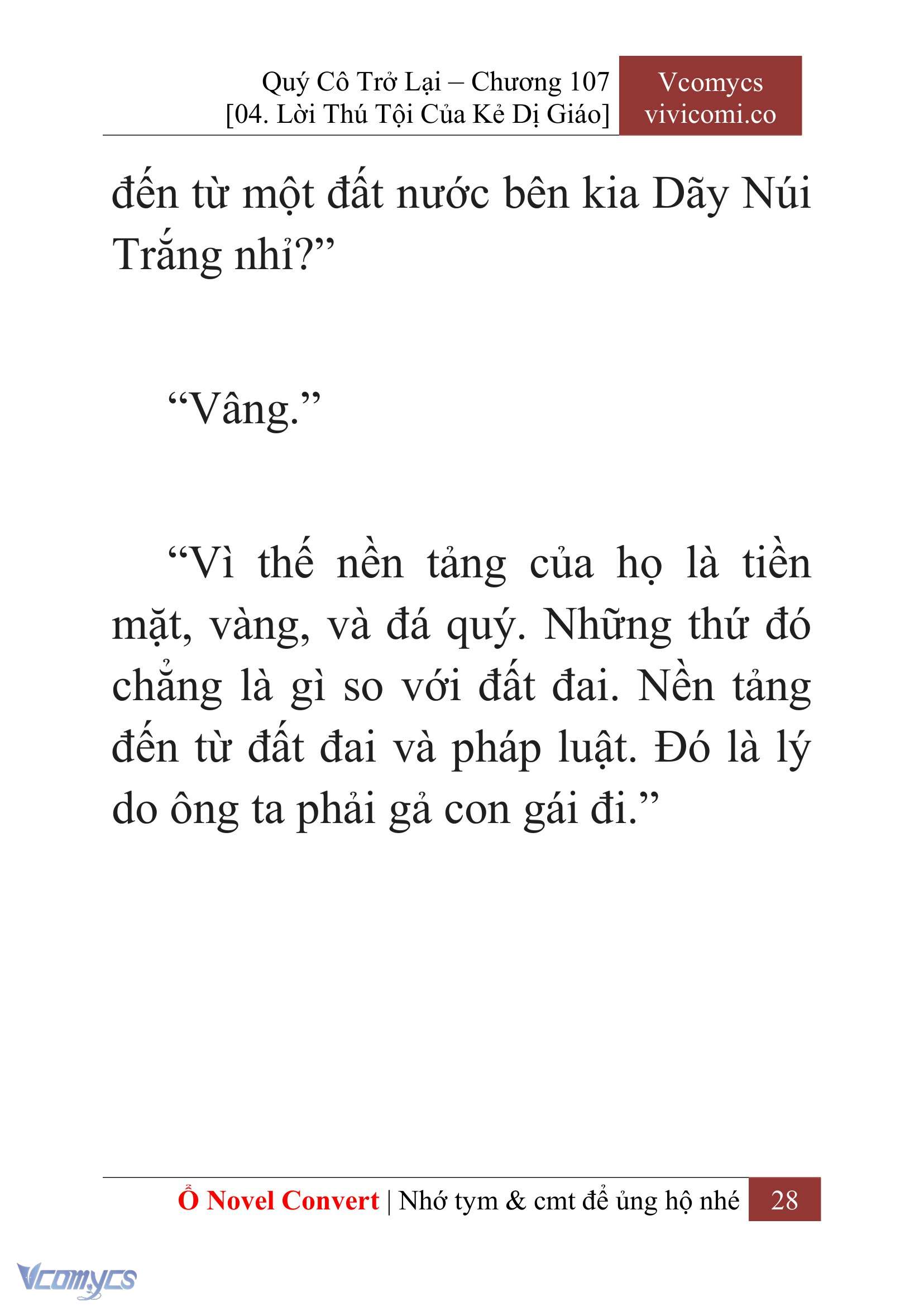 [Novel] Quý Cô Trở Lại Chapter 107 - Trang 31