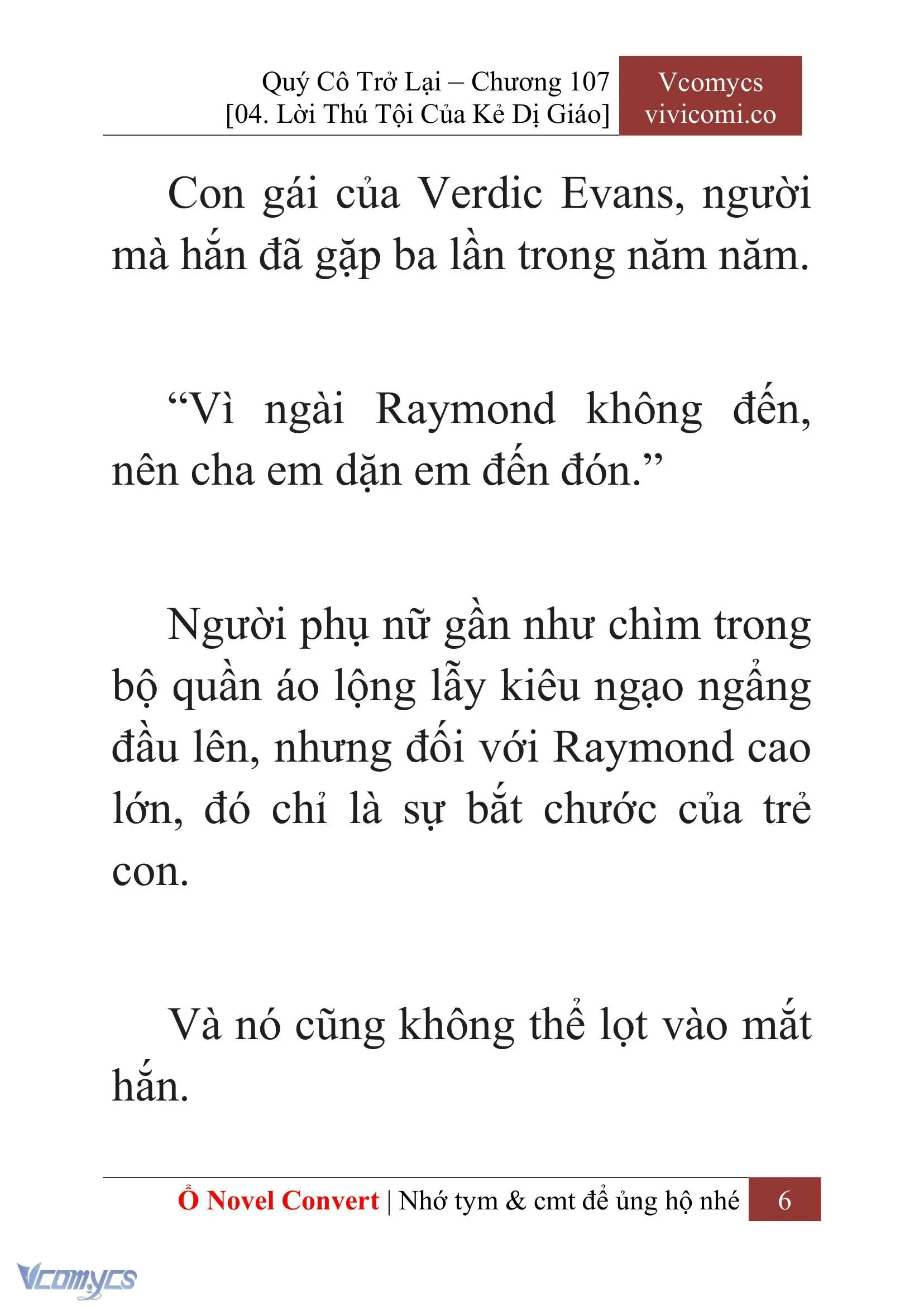 [Novel] Quý Cô Trở Lại Chapter 107 - Trang 9