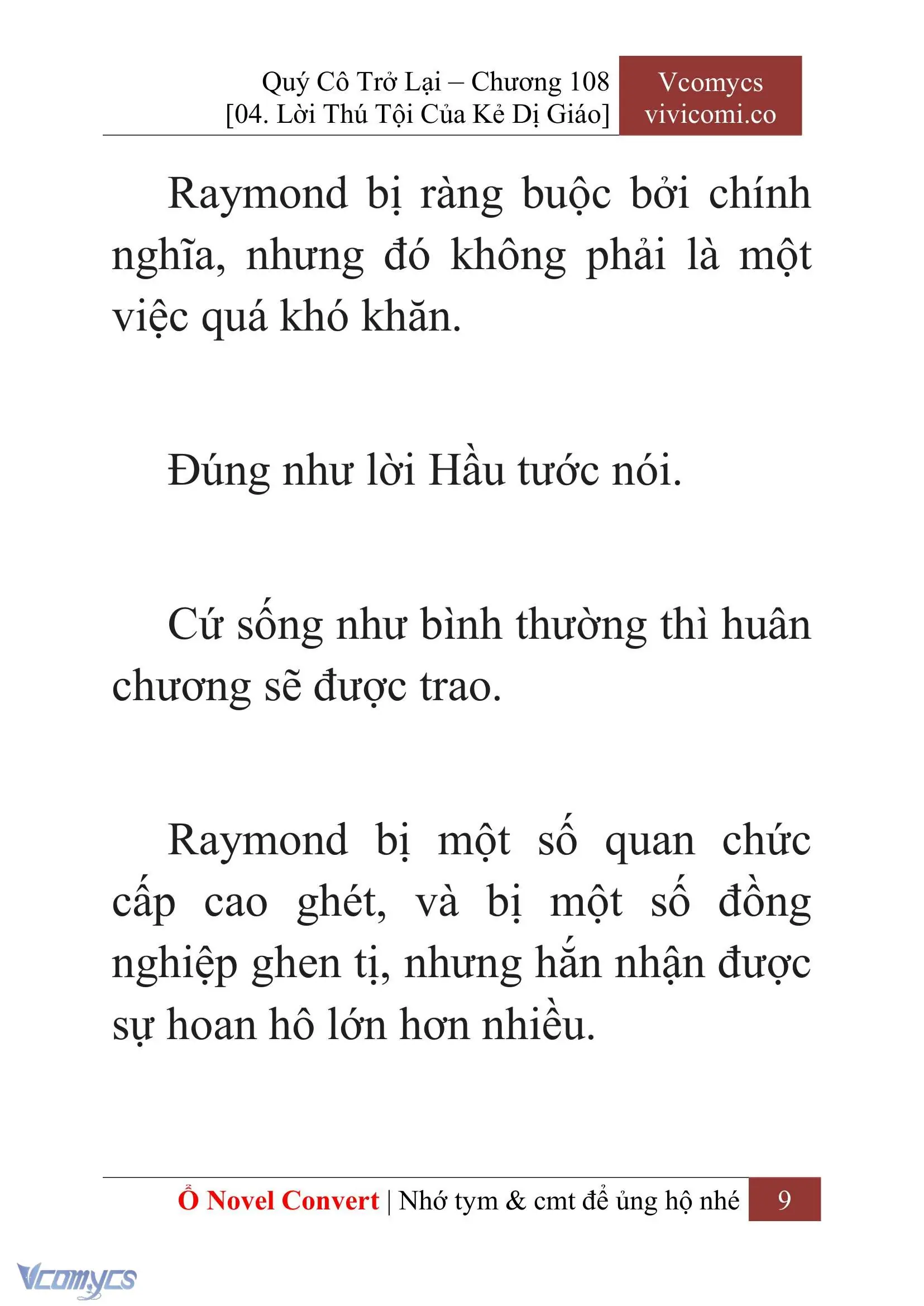 [Novel] Quý Cô Trở Lại Chapter 108 - Trang 12