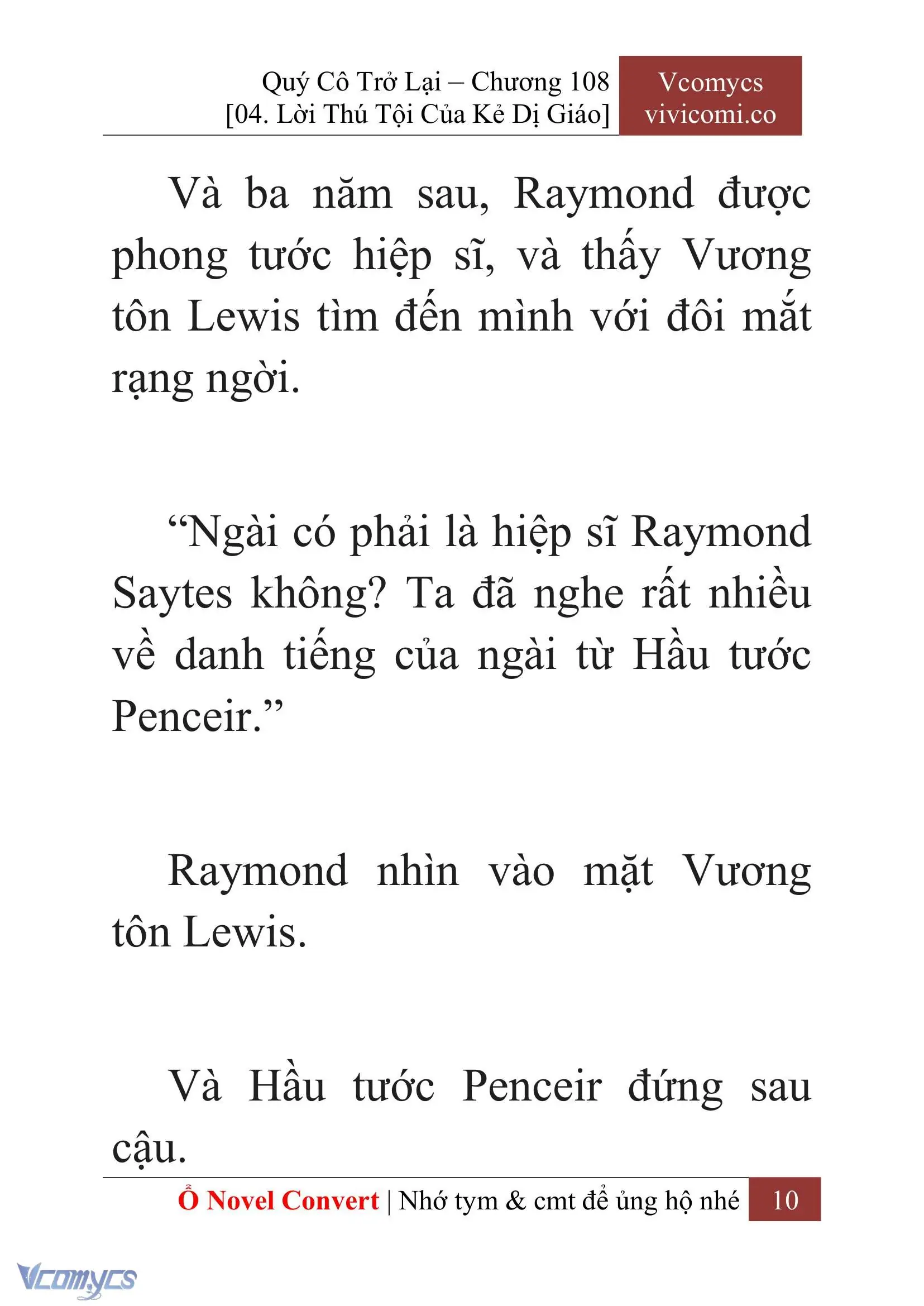 [Novel] Quý Cô Trở Lại Chapter 108 - Trang 13