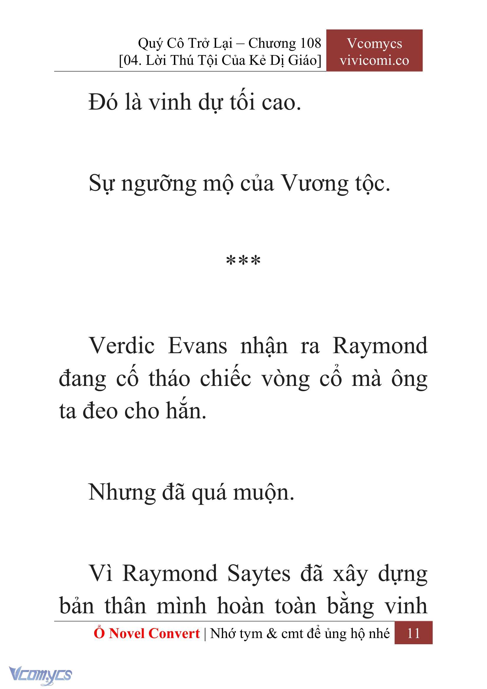 [Novel] Quý Cô Trở Lại Chapter 108 - Trang 14