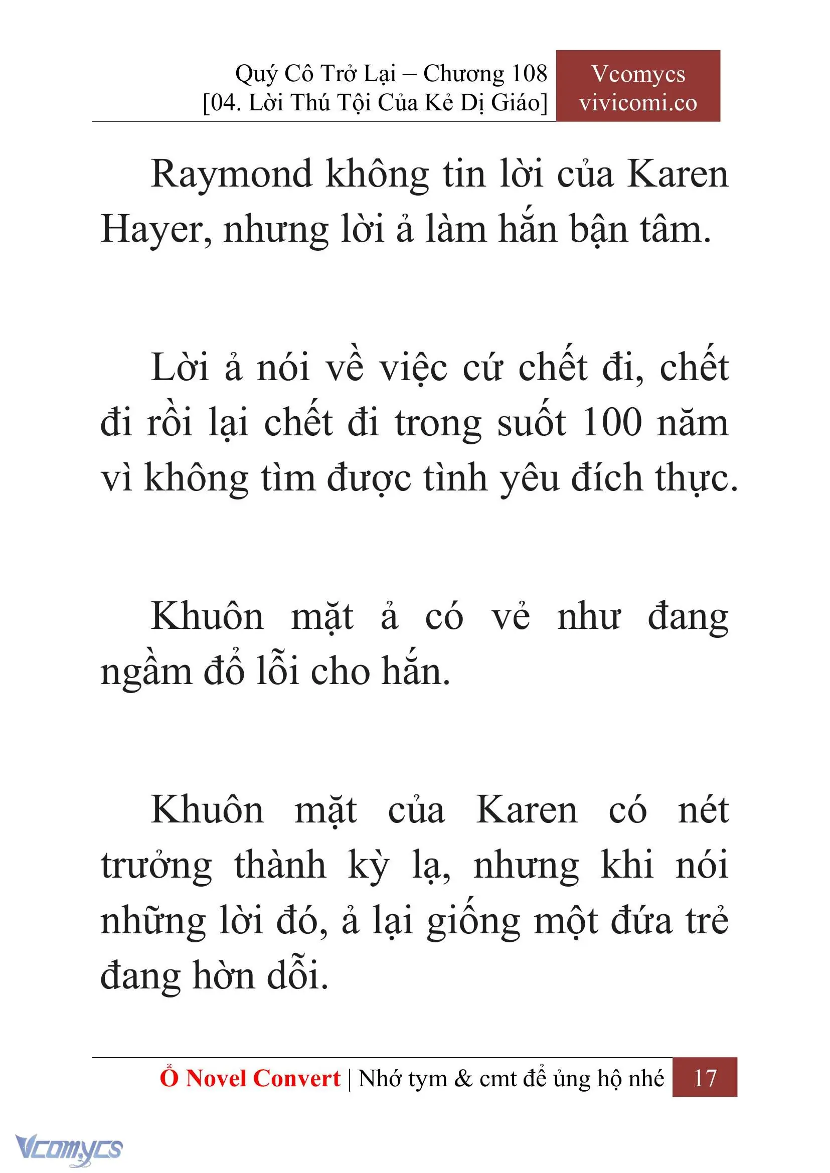 [Novel] Quý Cô Trở Lại Chapter 108 - Trang 20