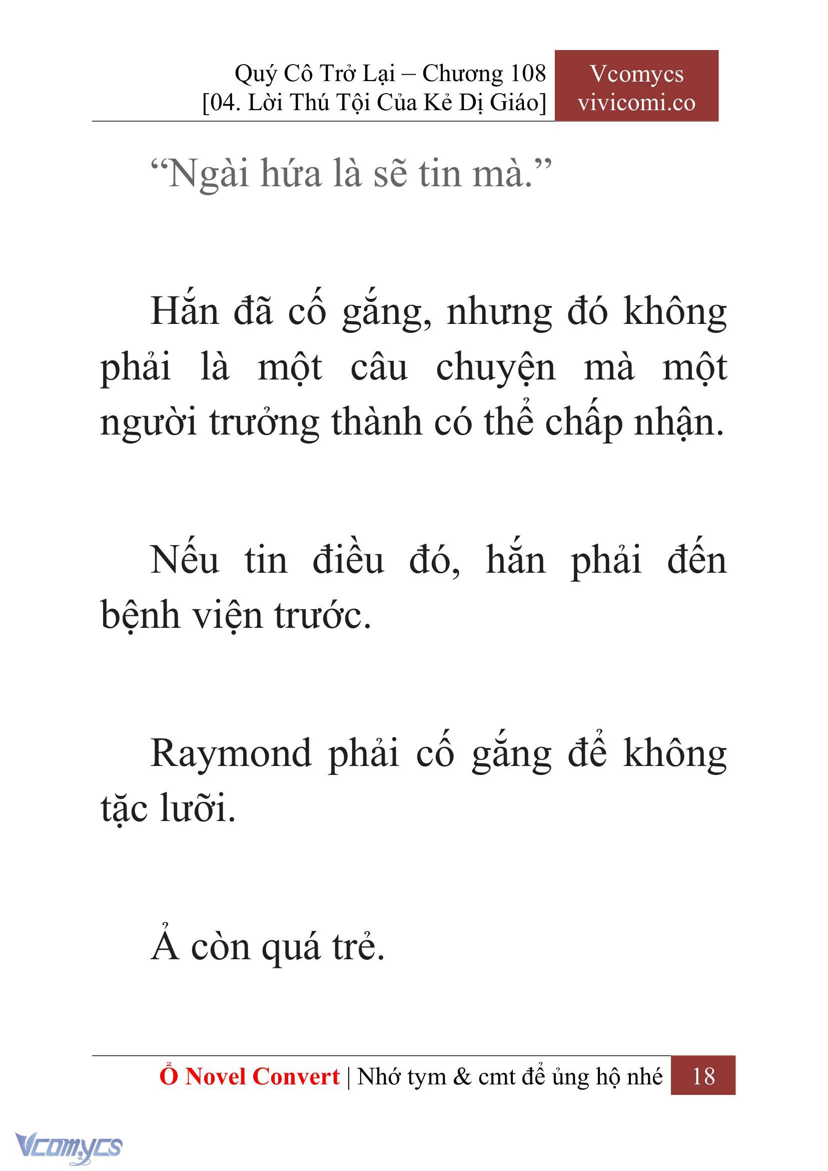 [Novel] Quý Cô Trở Lại Chapter 108 - Trang 21
