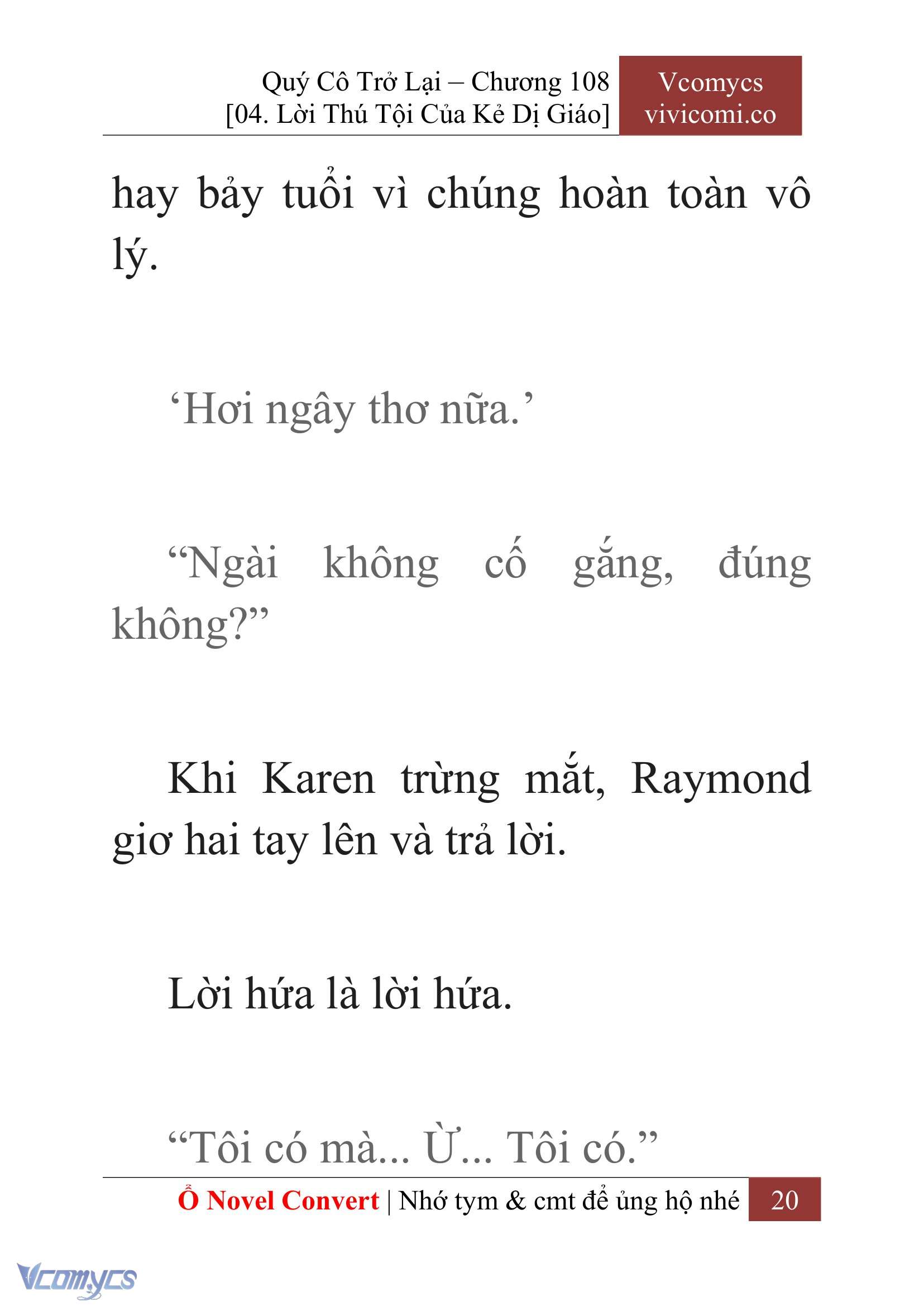 [Novel] Quý Cô Trở Lại Chapter 108 - Trang 23