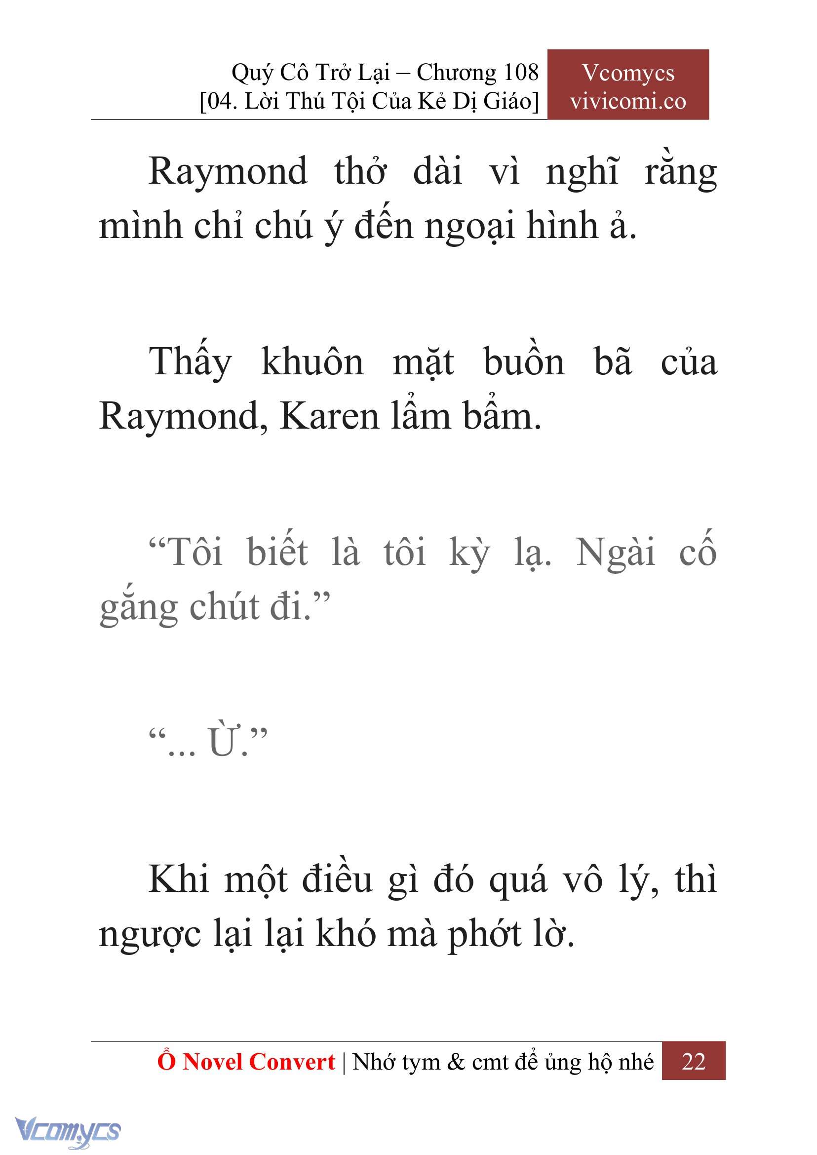 [Novel] Quý Cô Trở Lại Chapter 108 - Trang 25