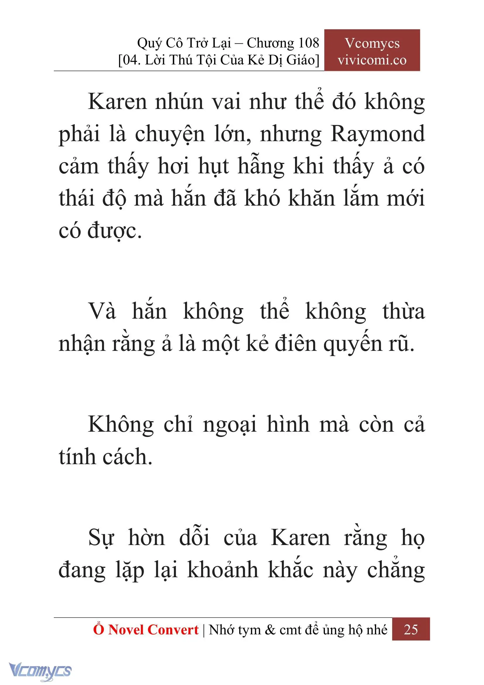 [Novel] Quý Cô Trở Lại Chapter 108 - Trang 28