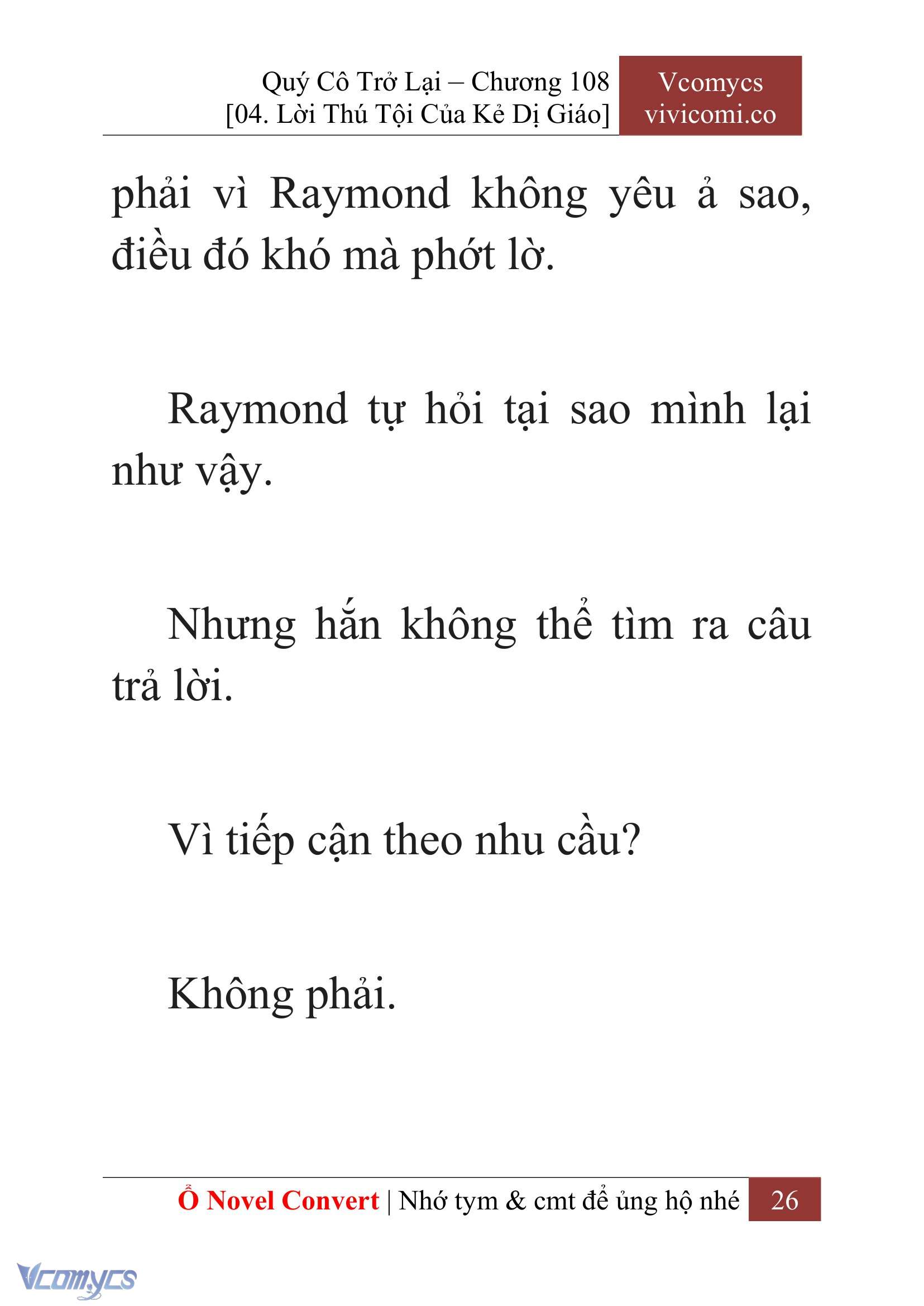 [Novel] Quý Cô Trở Lại Chapter 108 - Trang 29