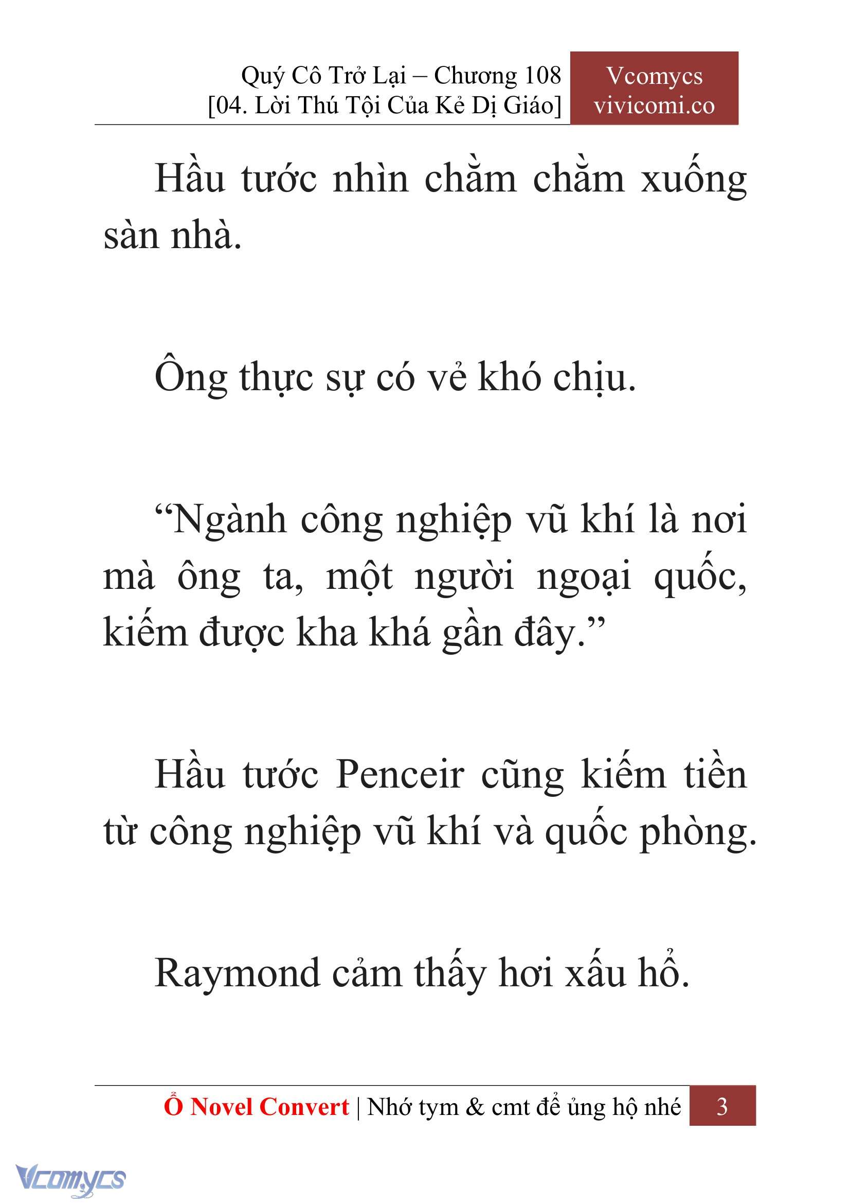 [Novel] Quý Cô Trở Lại Chapter 108 - Trang 6