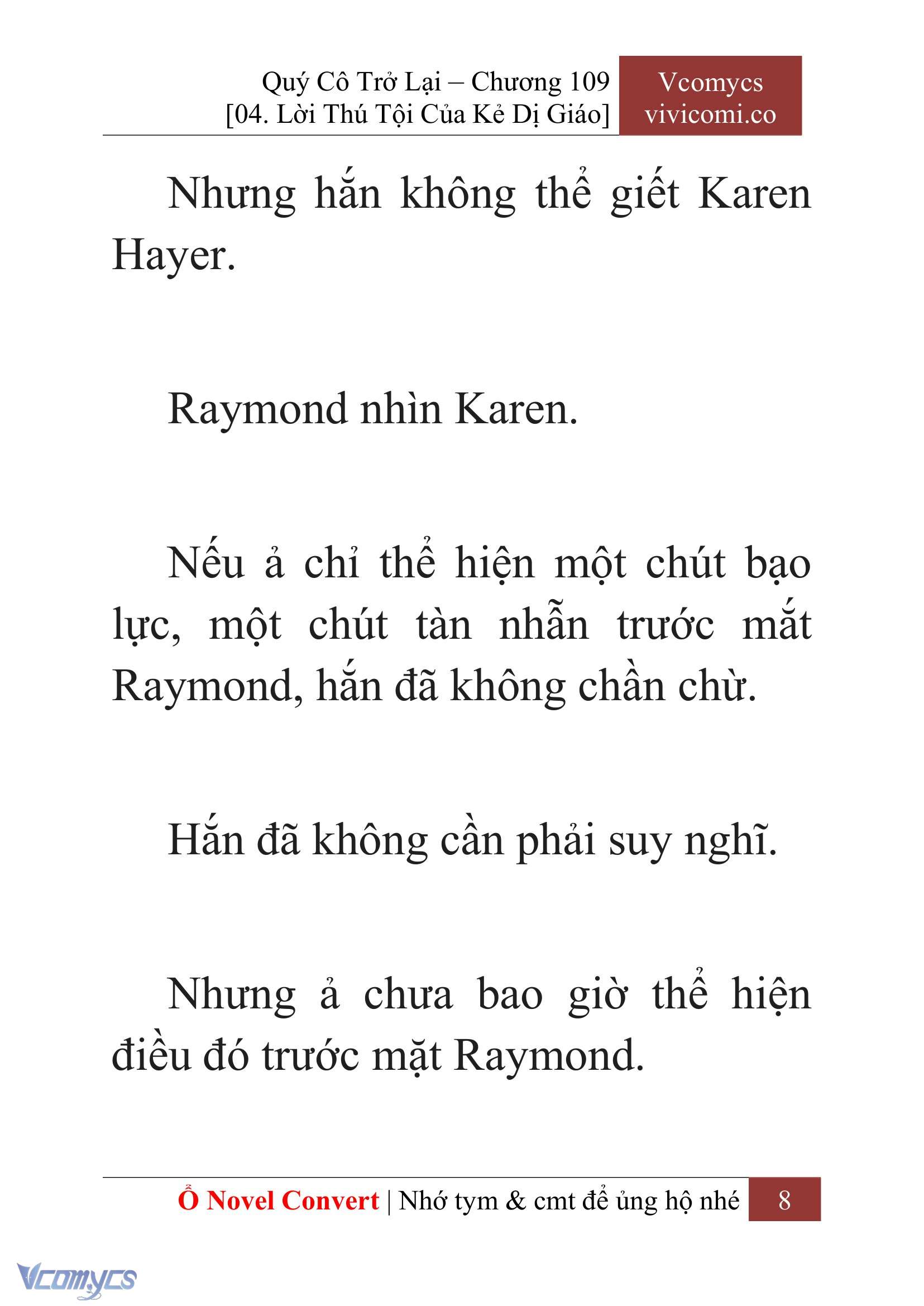 [Novel] Quý Cô Trở Lại Chapter 109 - Trang 11