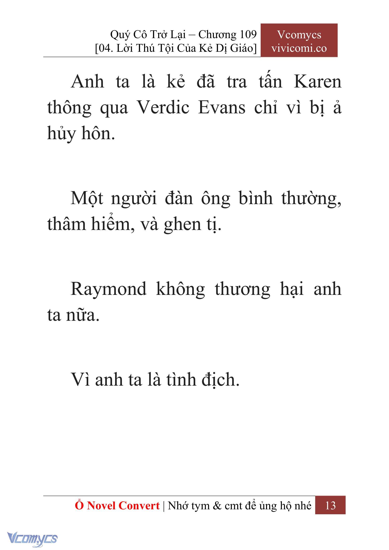 [Novel] Quý Cô Trở Lại Chapter 109 - Trang 16
