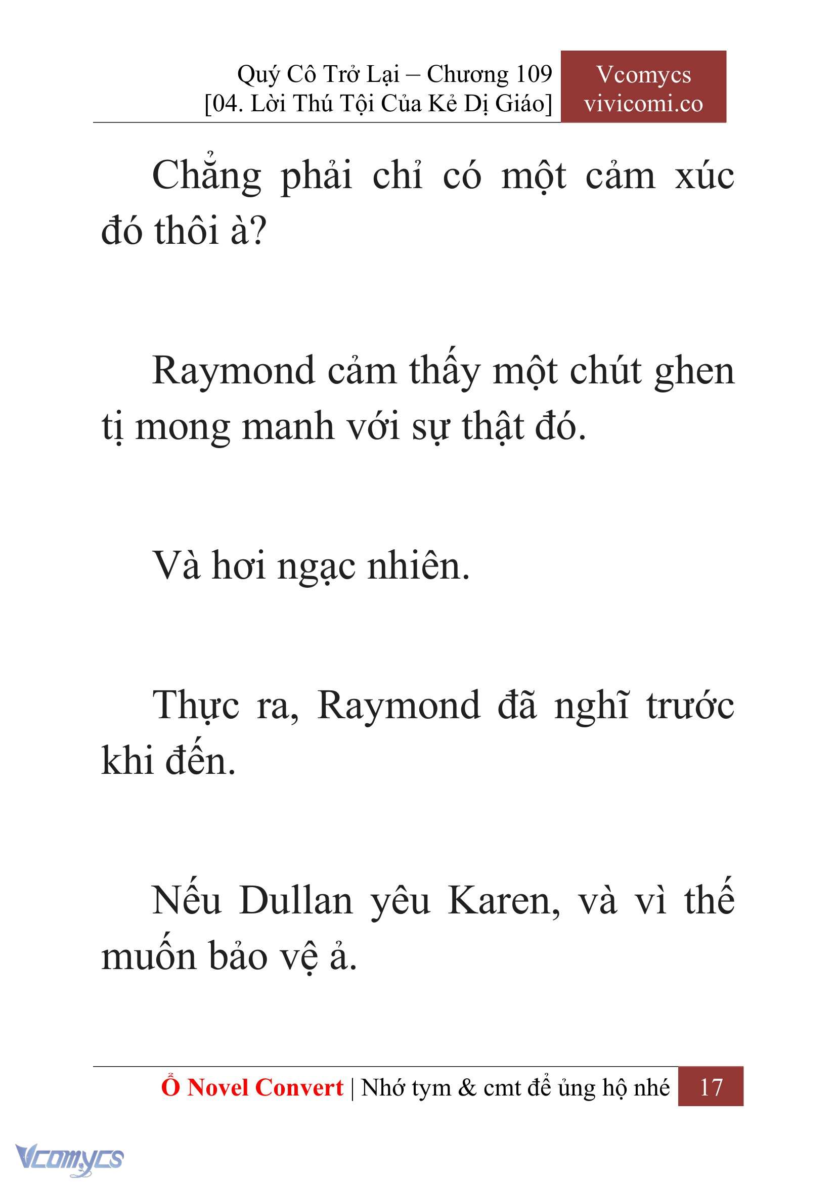 [Novel] Quý Cô Trở Lại Chapter 109 - Trang 20
