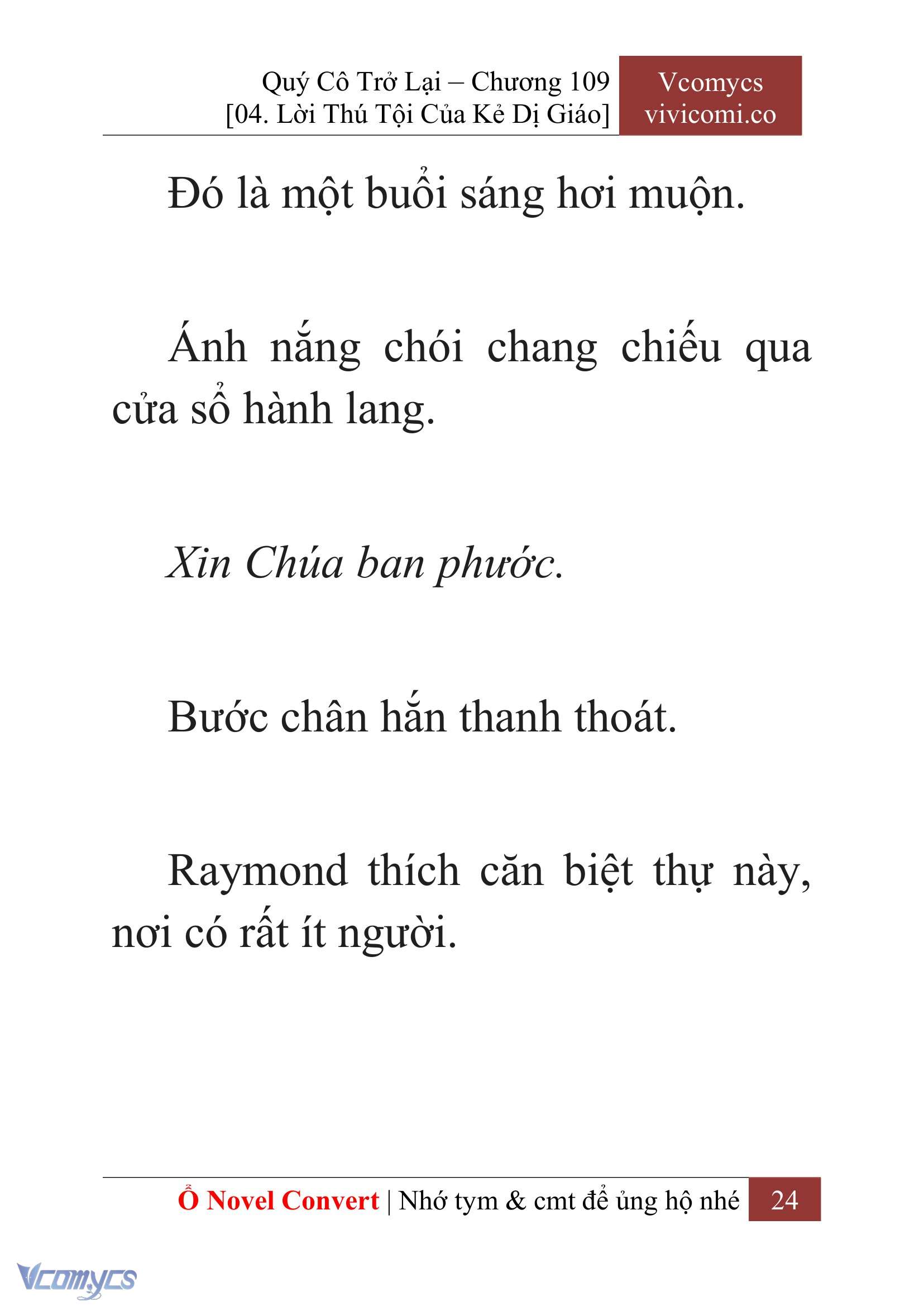 [Novel] Quý Cô Trở Lại Chapter 109 - Trang 27
