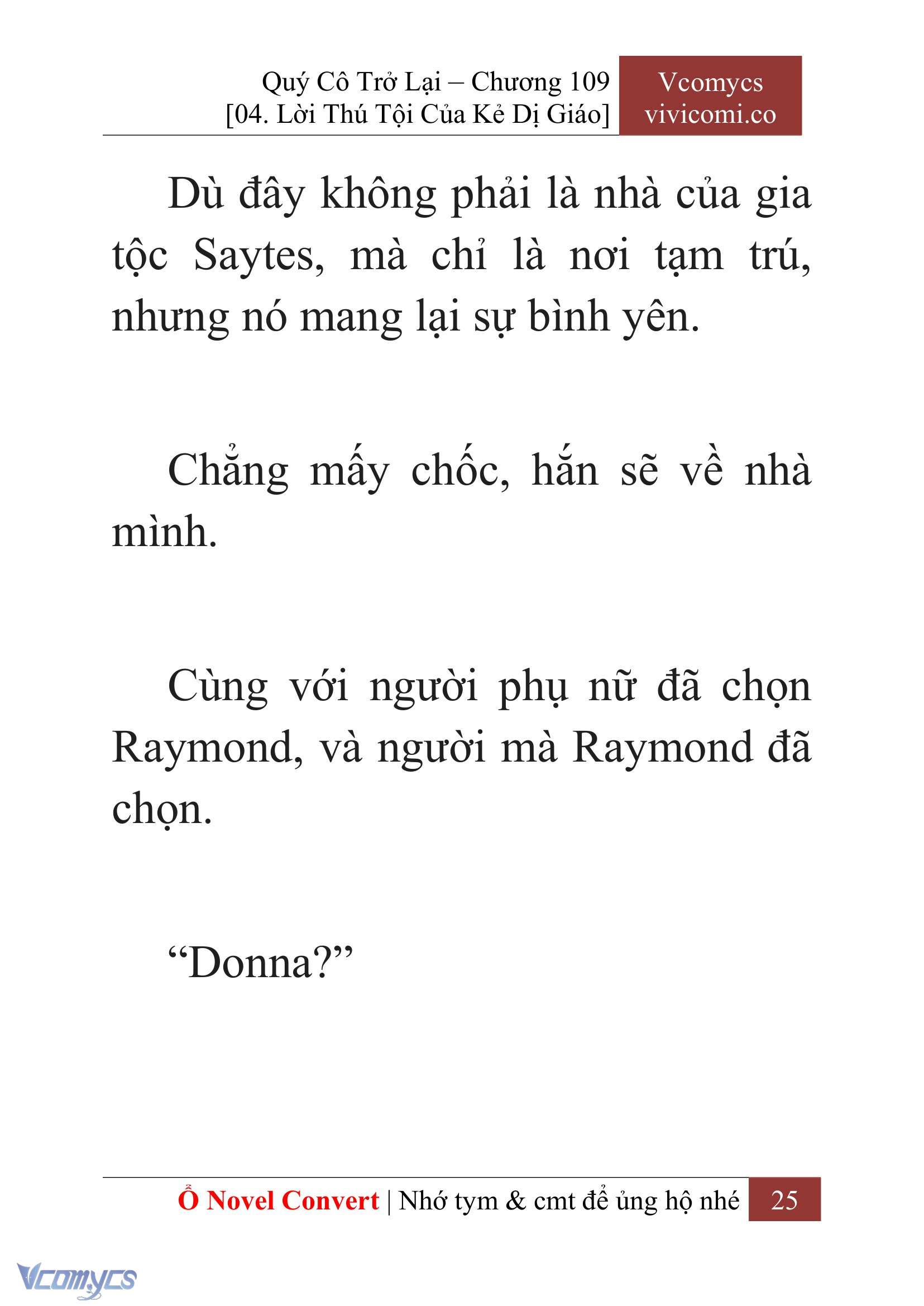 [Novel] Quý Cô Trở Lại Chapter 109 - Trang 28