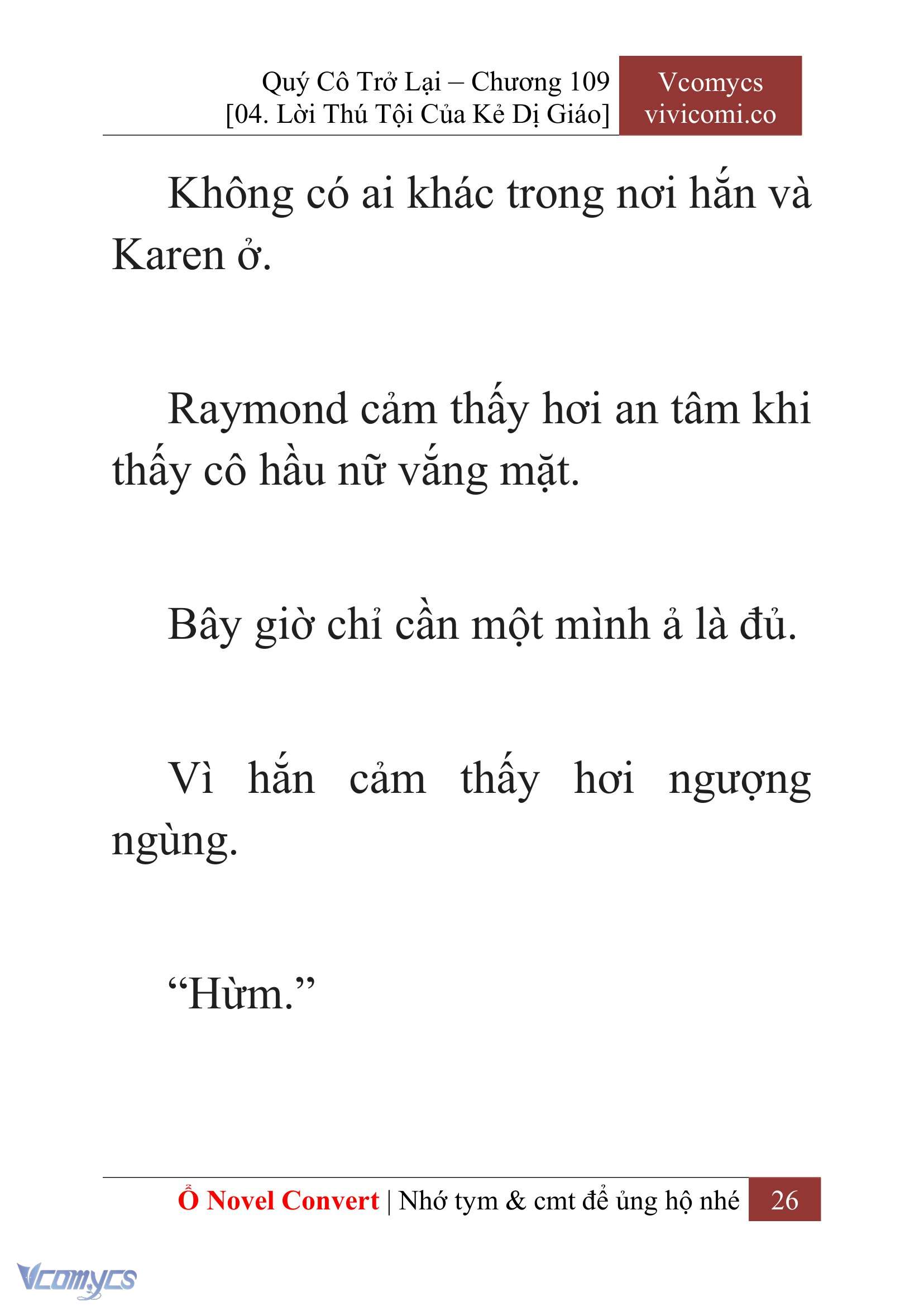 [Novel] Quý Cô Trở Lại Chapter 109 - Trang 29