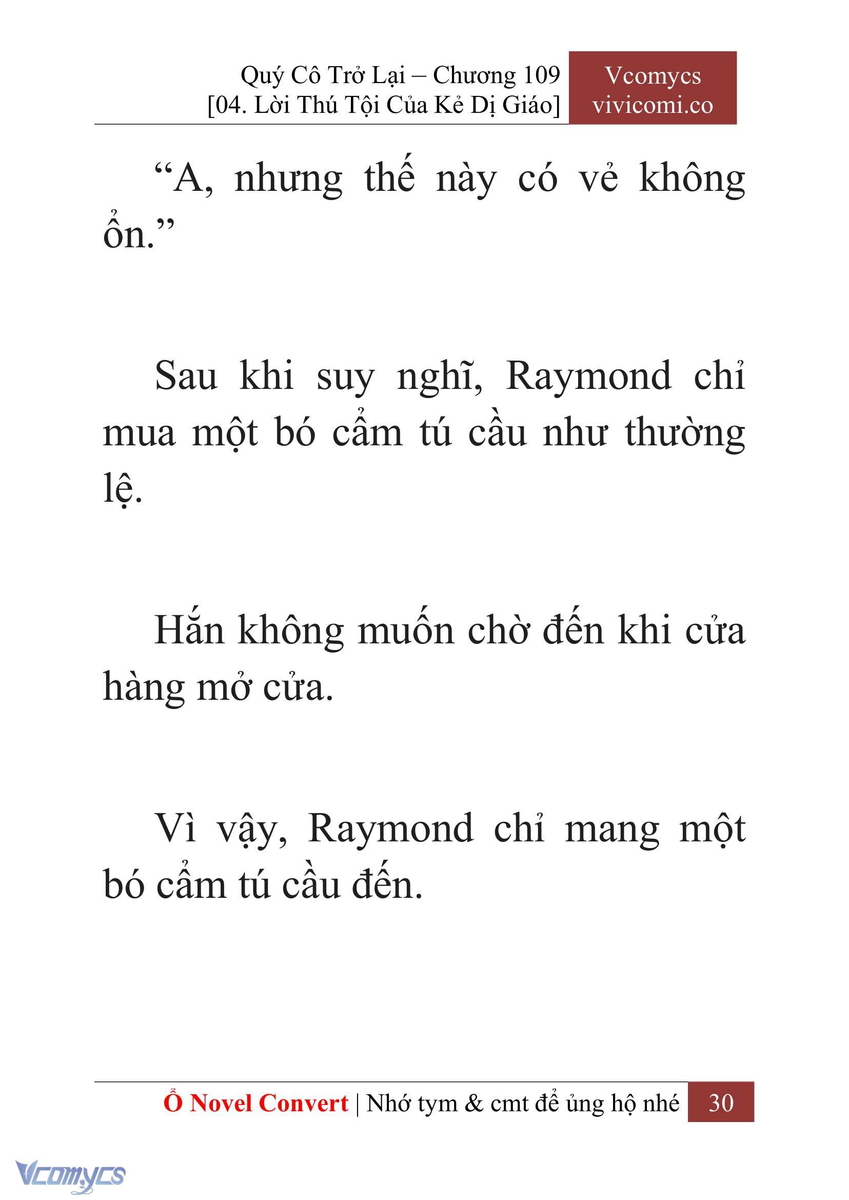 [Novel] Quý Cô Trở Lại Chapter 109 - Trang 33