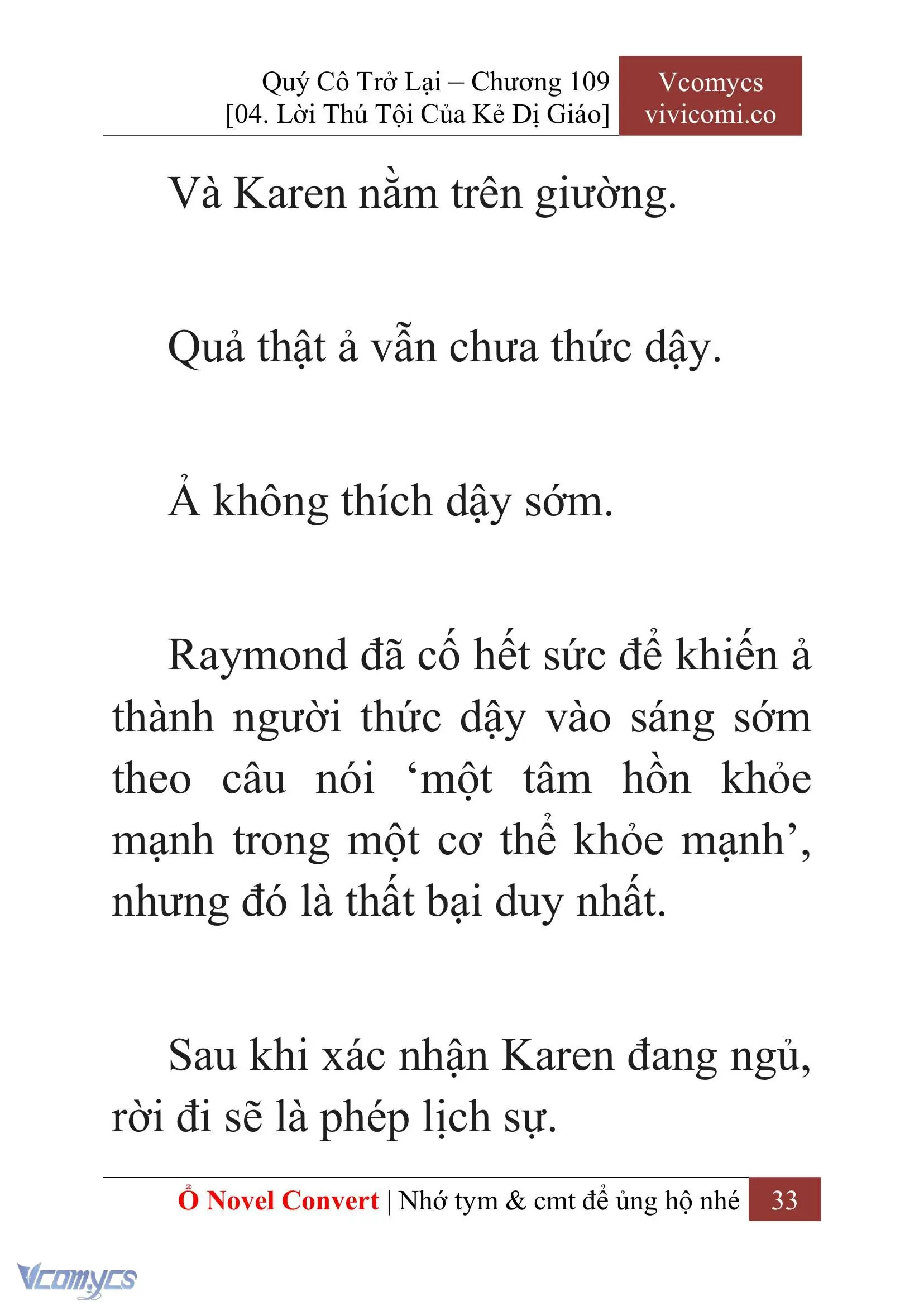 [Novel] Quý Cô Trở Lại Chapter 109 - Trang 36