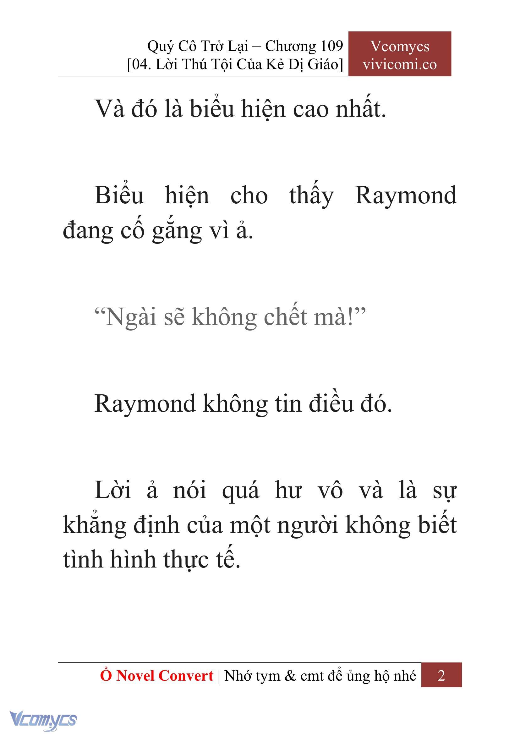 [Novel] Quý Cô Trở Lại Chapter 109 - Trang 5