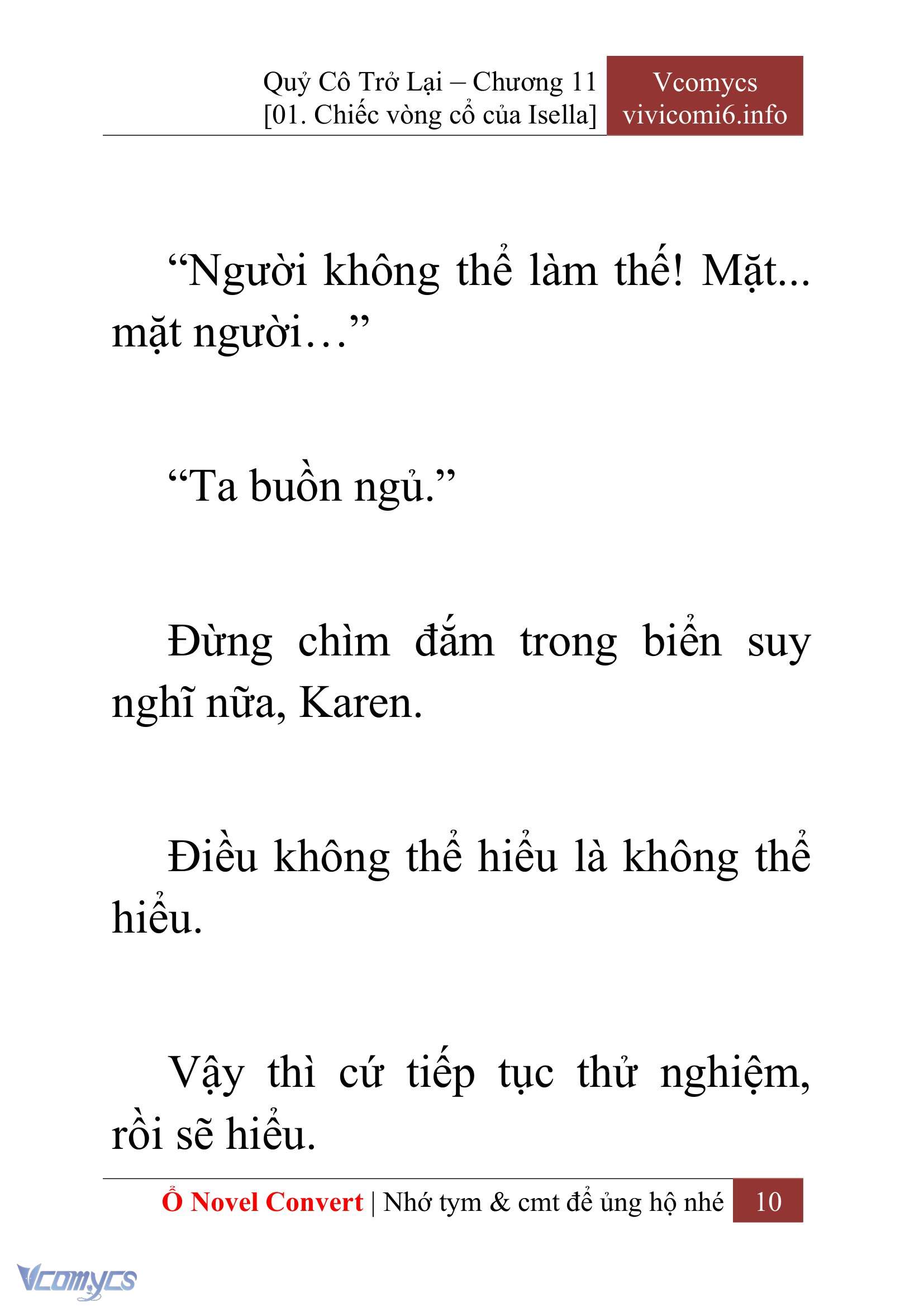 [Novel] Quý Cô Trở Lại Chapter 11 - Trang 13