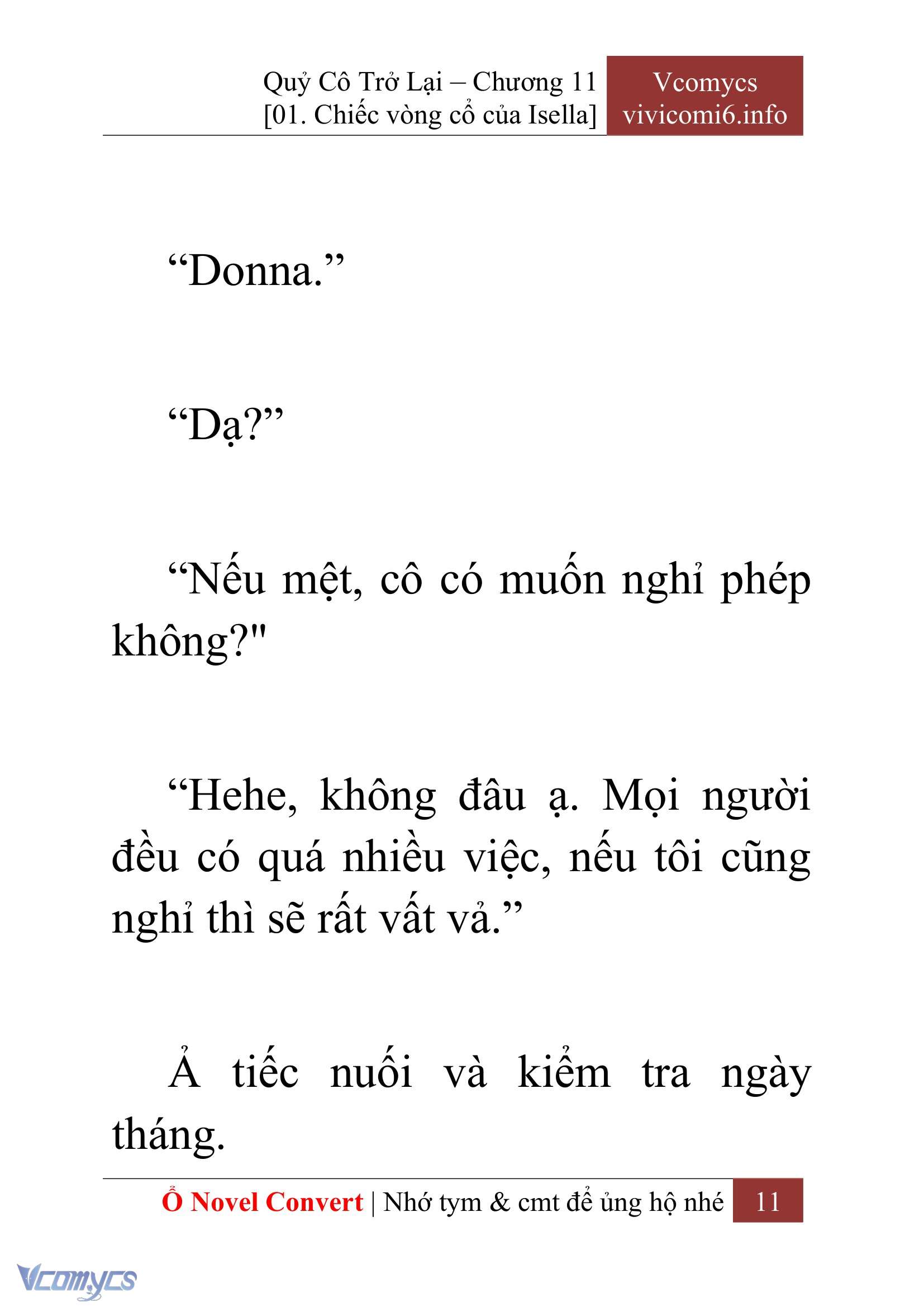 [Novel] Quý Cô Trở Lại Chapter 11 - Trang 14