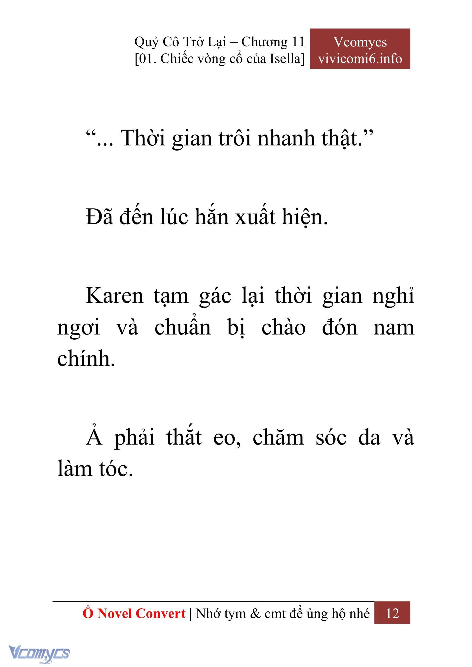 [Novel] Quý Cô Trở Lại Chapter 11 - Trang 15