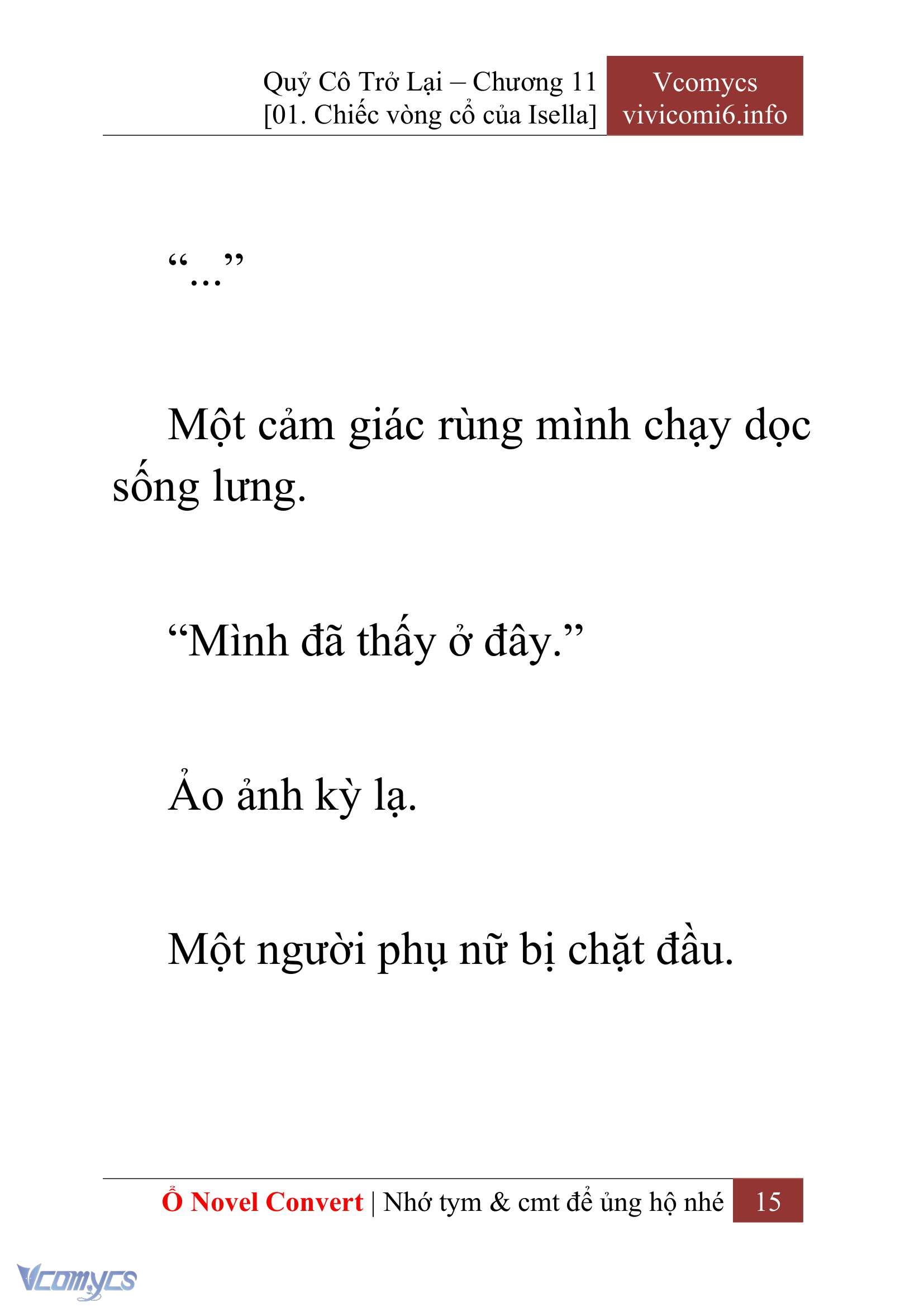 [Novel] Quý Cô Trở Lại Chapter 11 - Trang 18