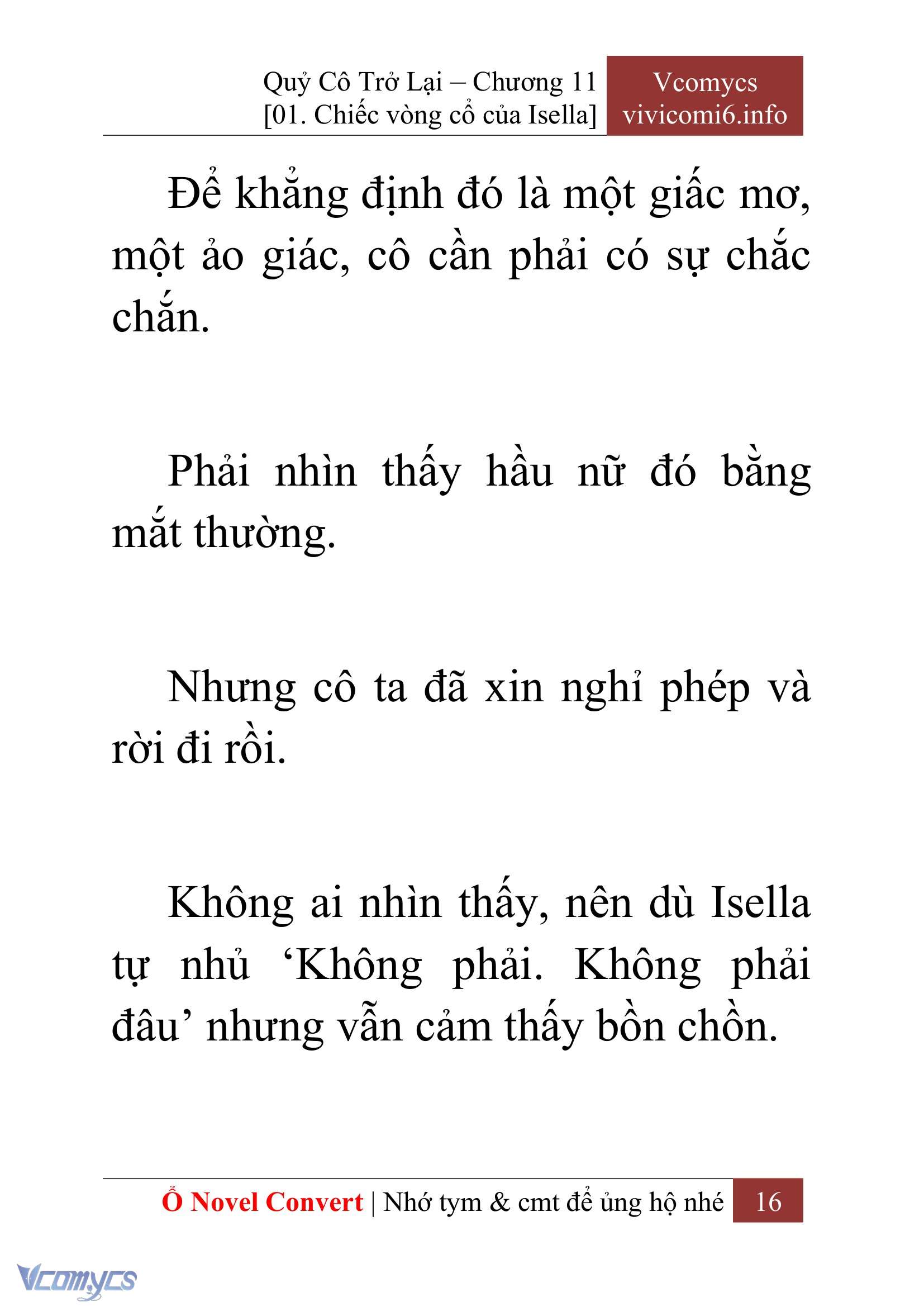[Novel] Quý Cô Trở Lại Chapter 11 - Trang 19