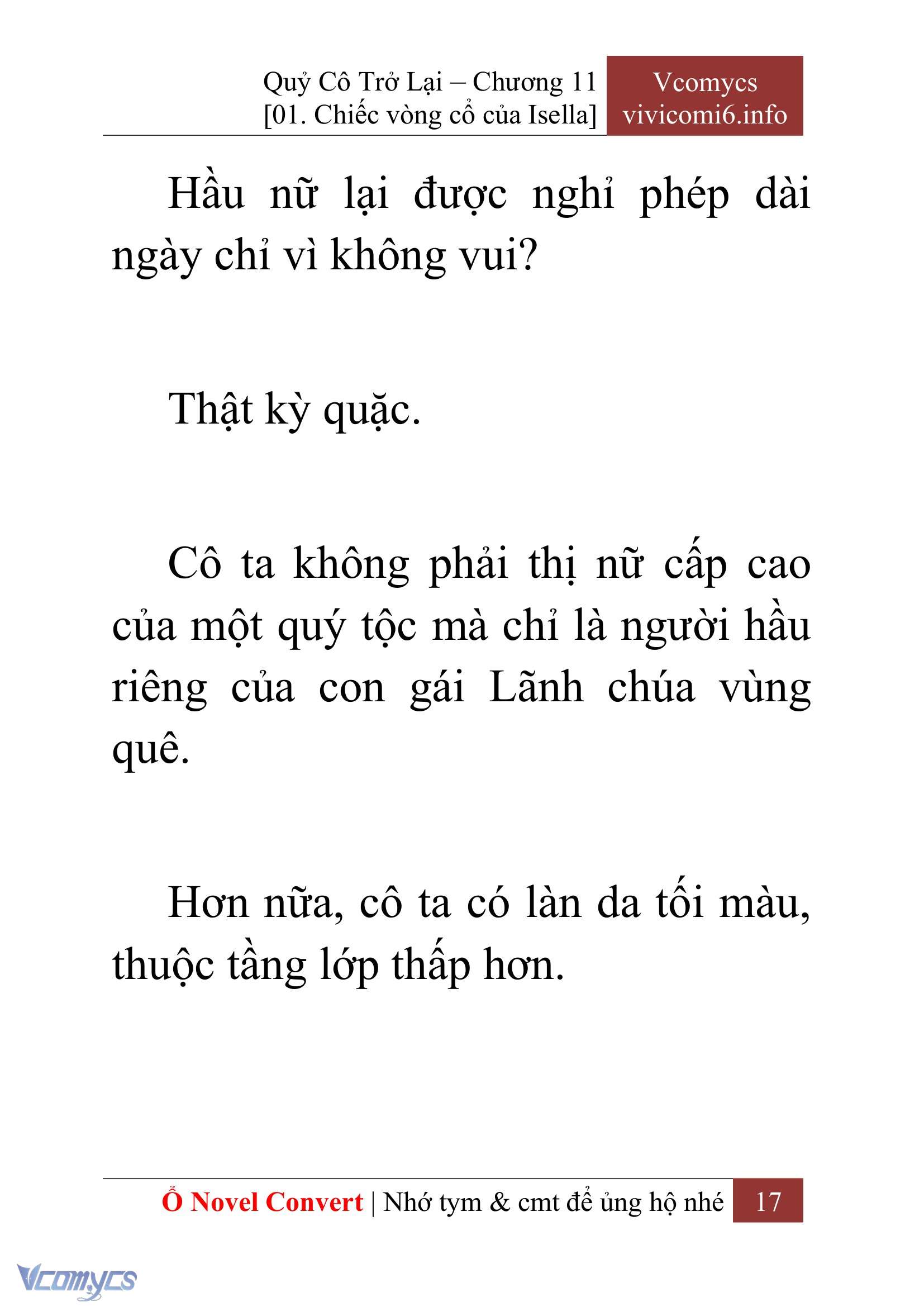 [Novel] Quý Cô Trở Lại Chapter 11 - Trang 20