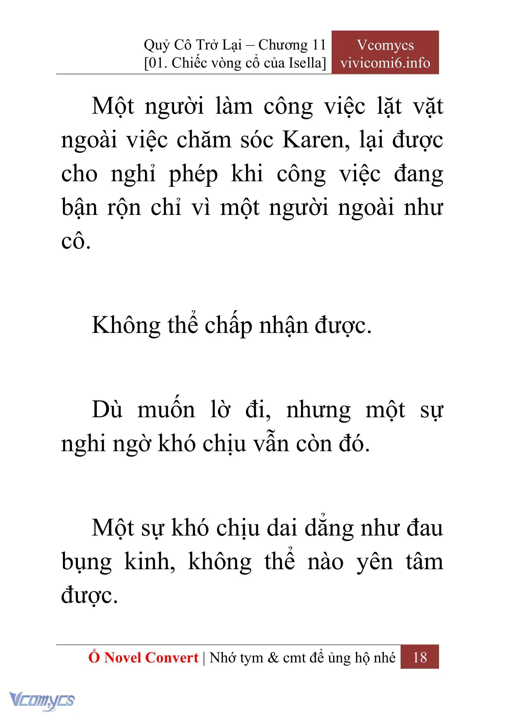 [Novel] Quý Cô Trở Lại Chapter 11 - Trang 21