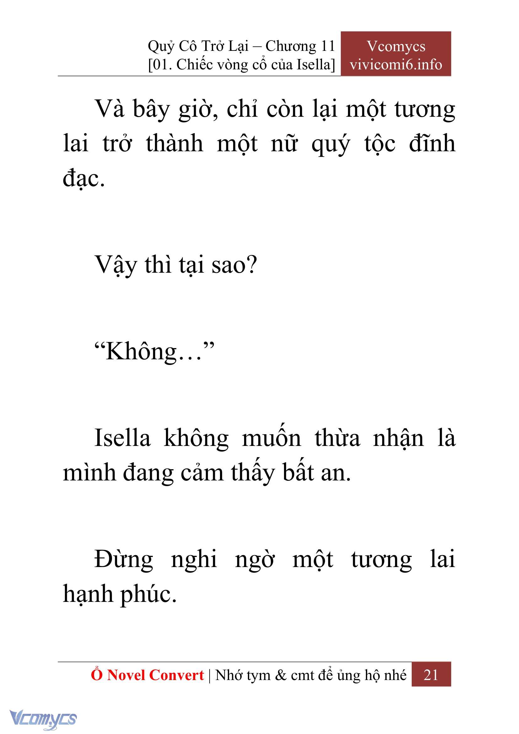 [Novel] Quý Cô Trở Lại Chapter 11 - Trang 24