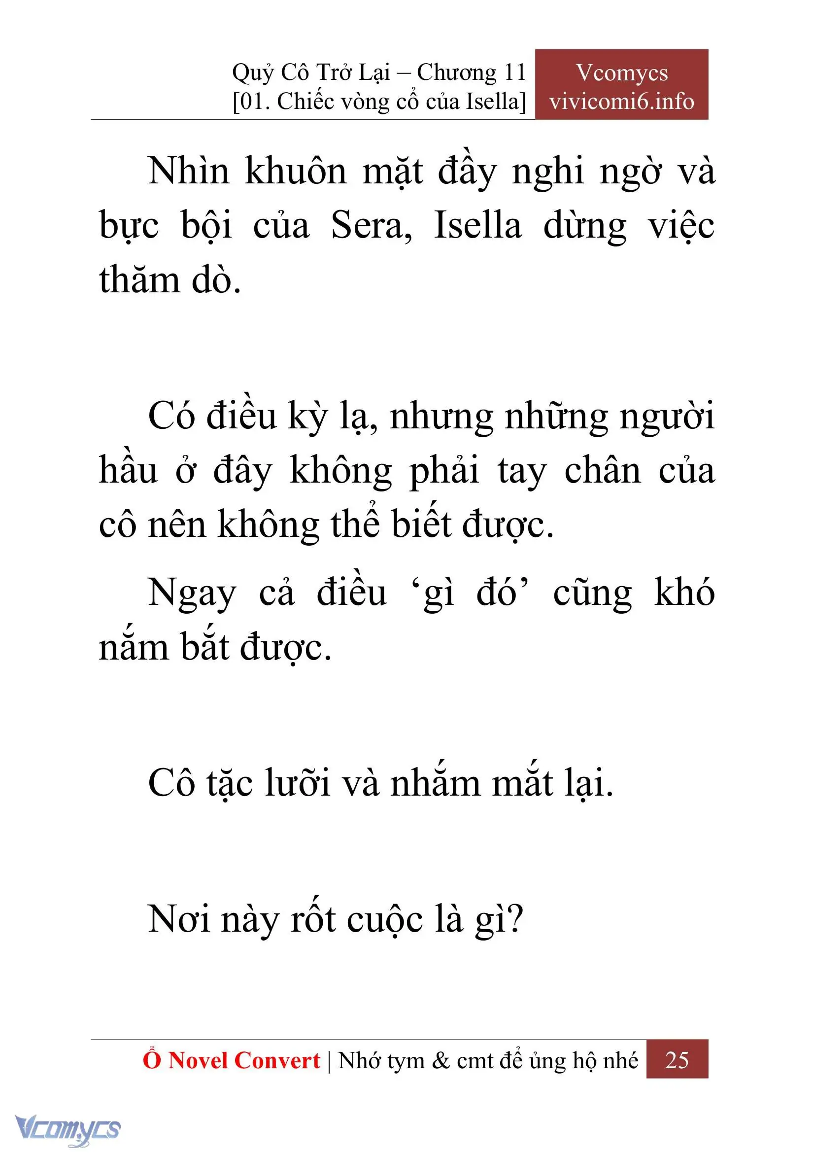 [Novel] Quý Cô Trở Lại Chapter 11 - Trang 28