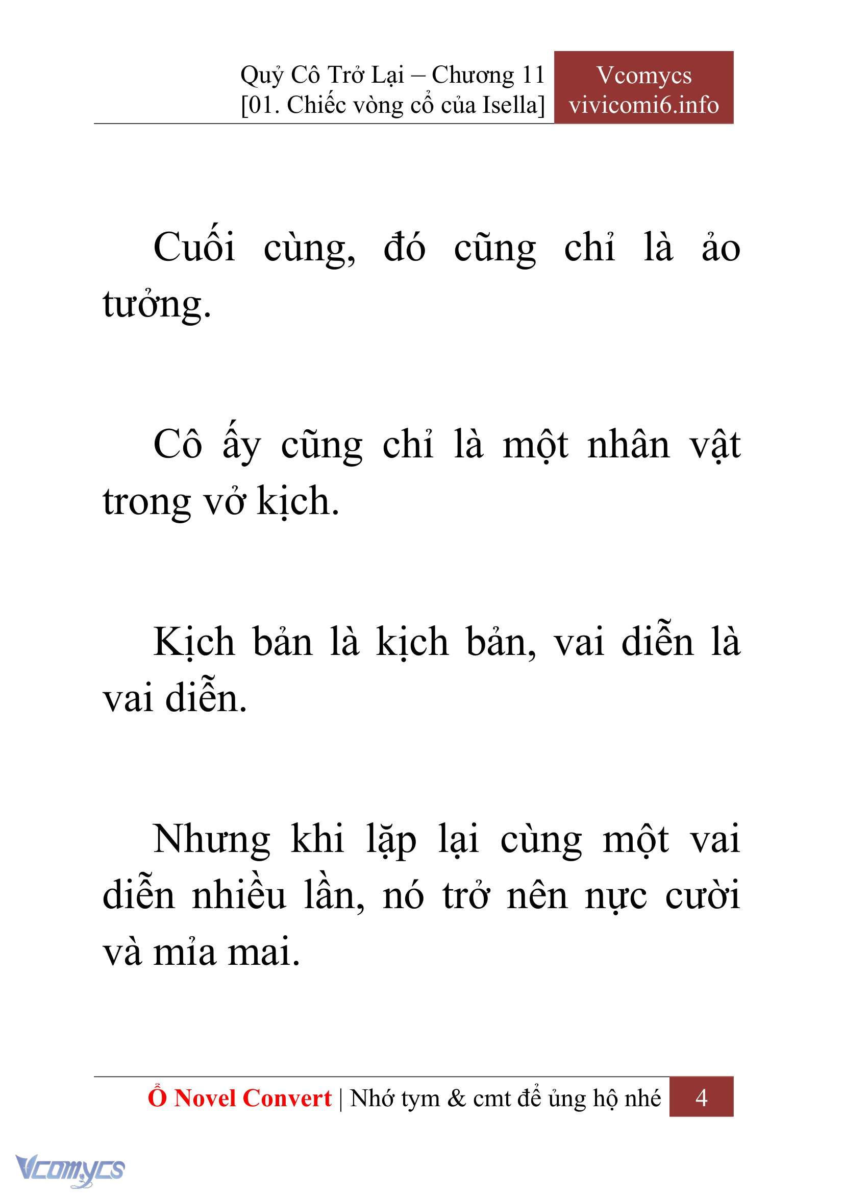 [Novel] Quý Cô Trở Lại Chapter 11 - Trang 7