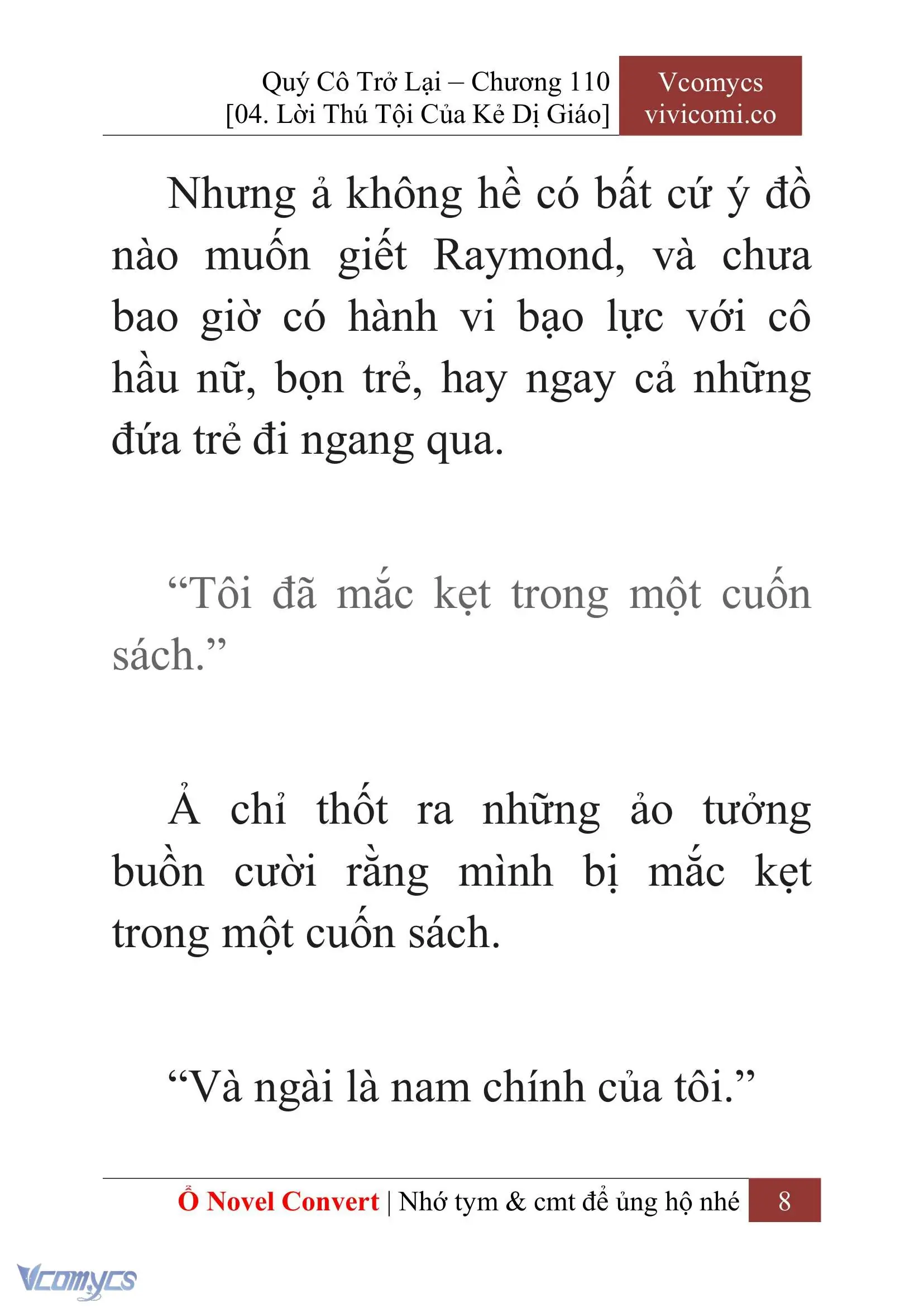 [Novel] Quý Cô Trở Lại Chapter 110 - Trang 11