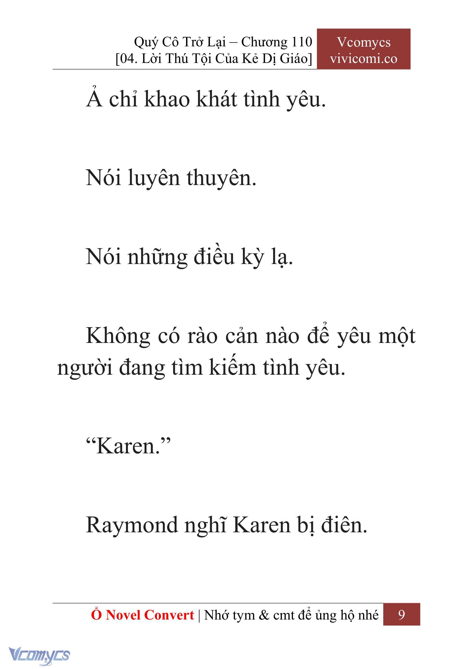 [Novel] Quý Cô Trở Lại Chapter 110 - Trang 12